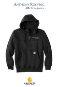 Carhartt® Rain Defender® Paxton Heavyweight Hooded Zip Mock Sweatshirt - Anthony Roofing