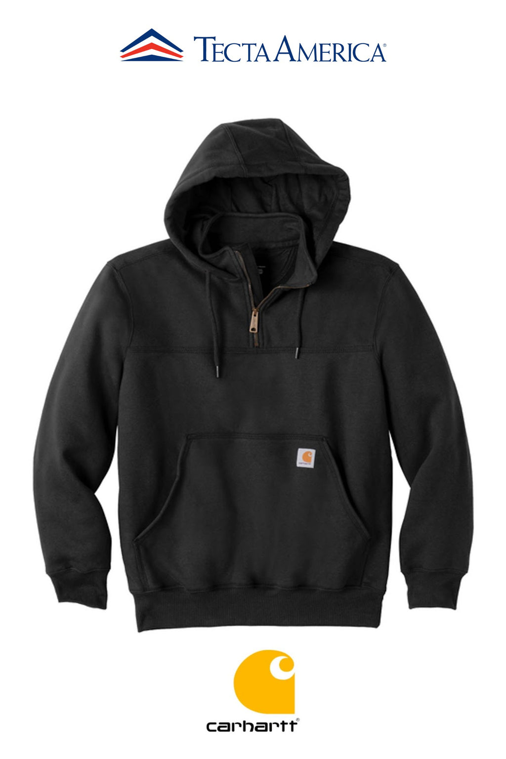Carhartt® Rain Defender® Paxton Heavyweight Hooded Zip Mock Sweatshirt