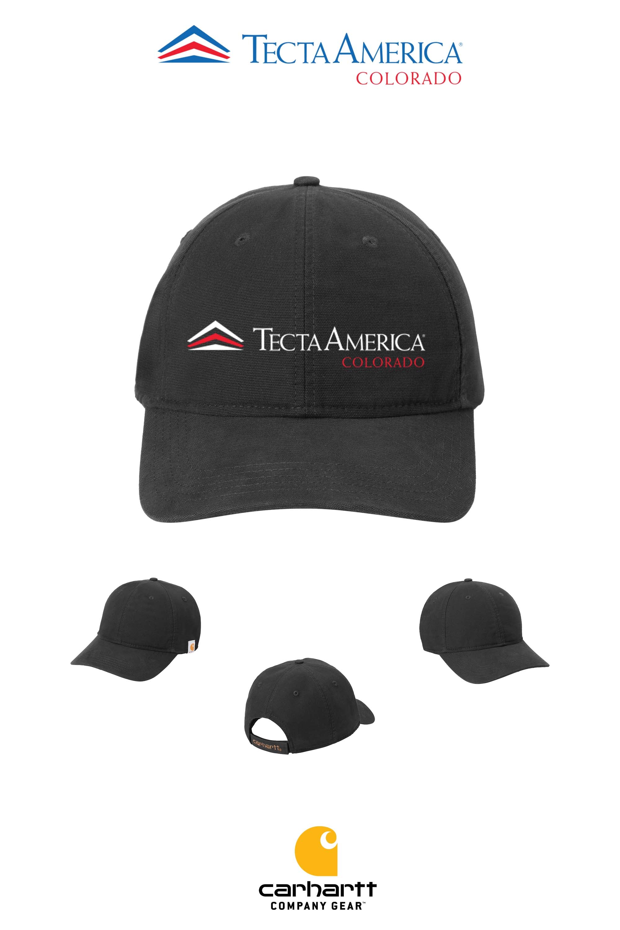 Carhartt® Cotton Canvas Cap - Monument Roofing of Colorado