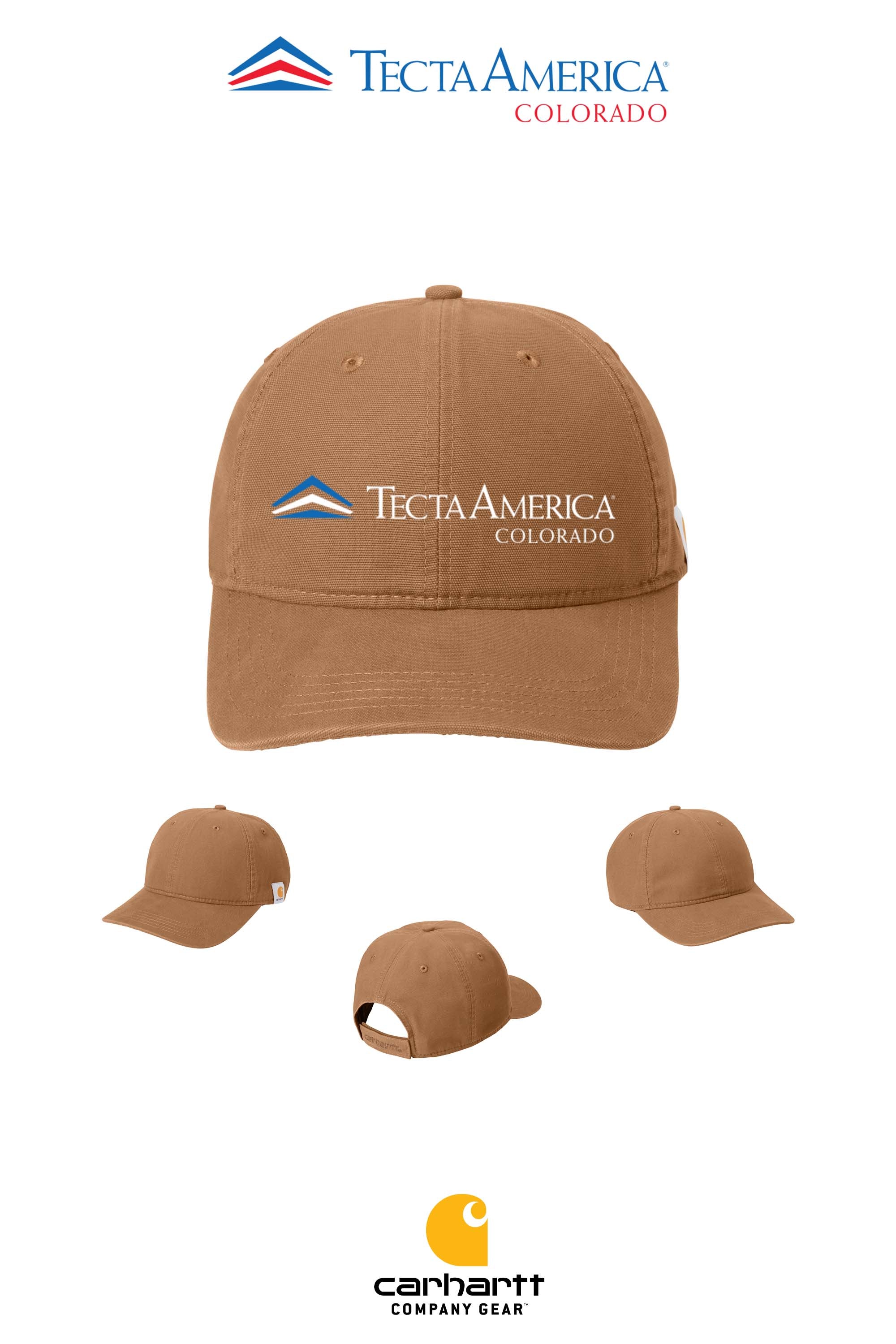 Carhartt® Cotton Canvas Cap - Monument Roofing of Colorado