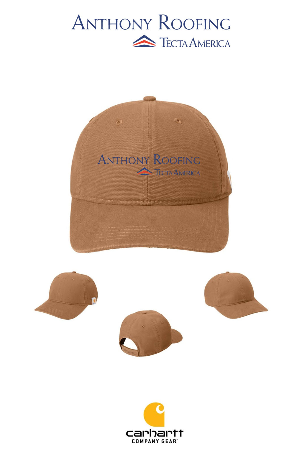 Carhartt® Cotton Canvas Cap - Anthony Roofing