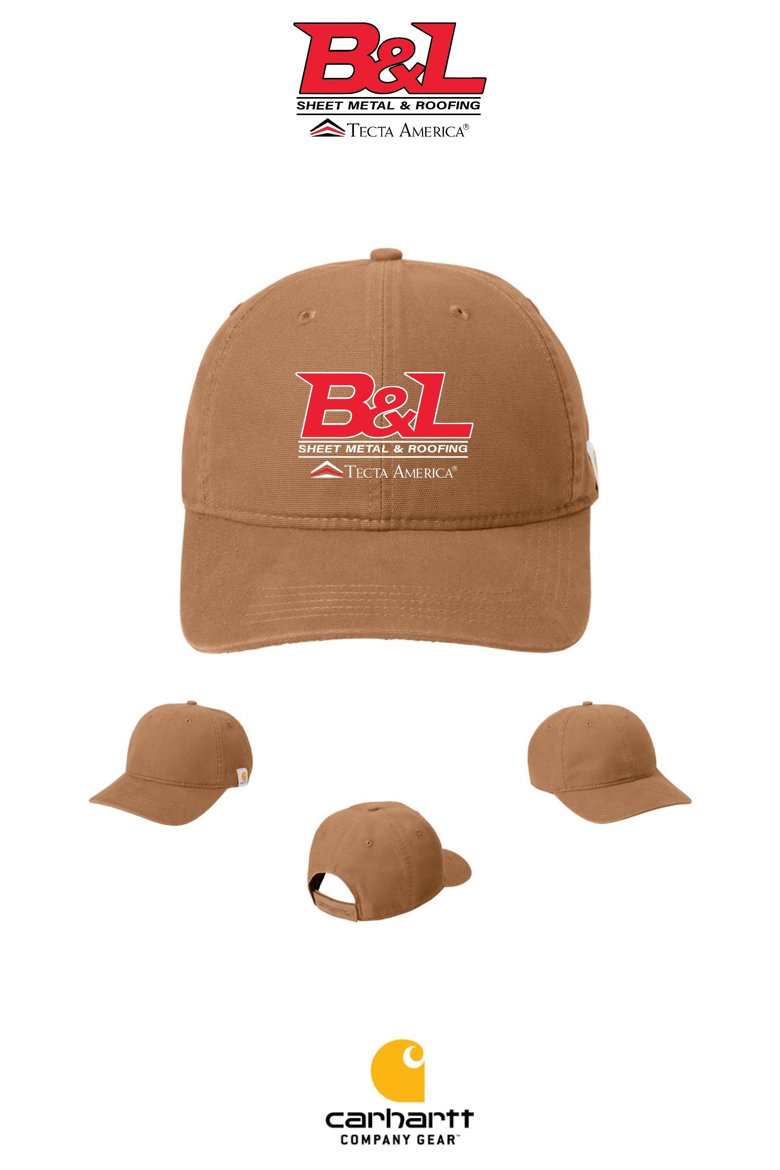 Carhartt® Cotton Canvas Cap - B&L Sheet Metal & Roofing