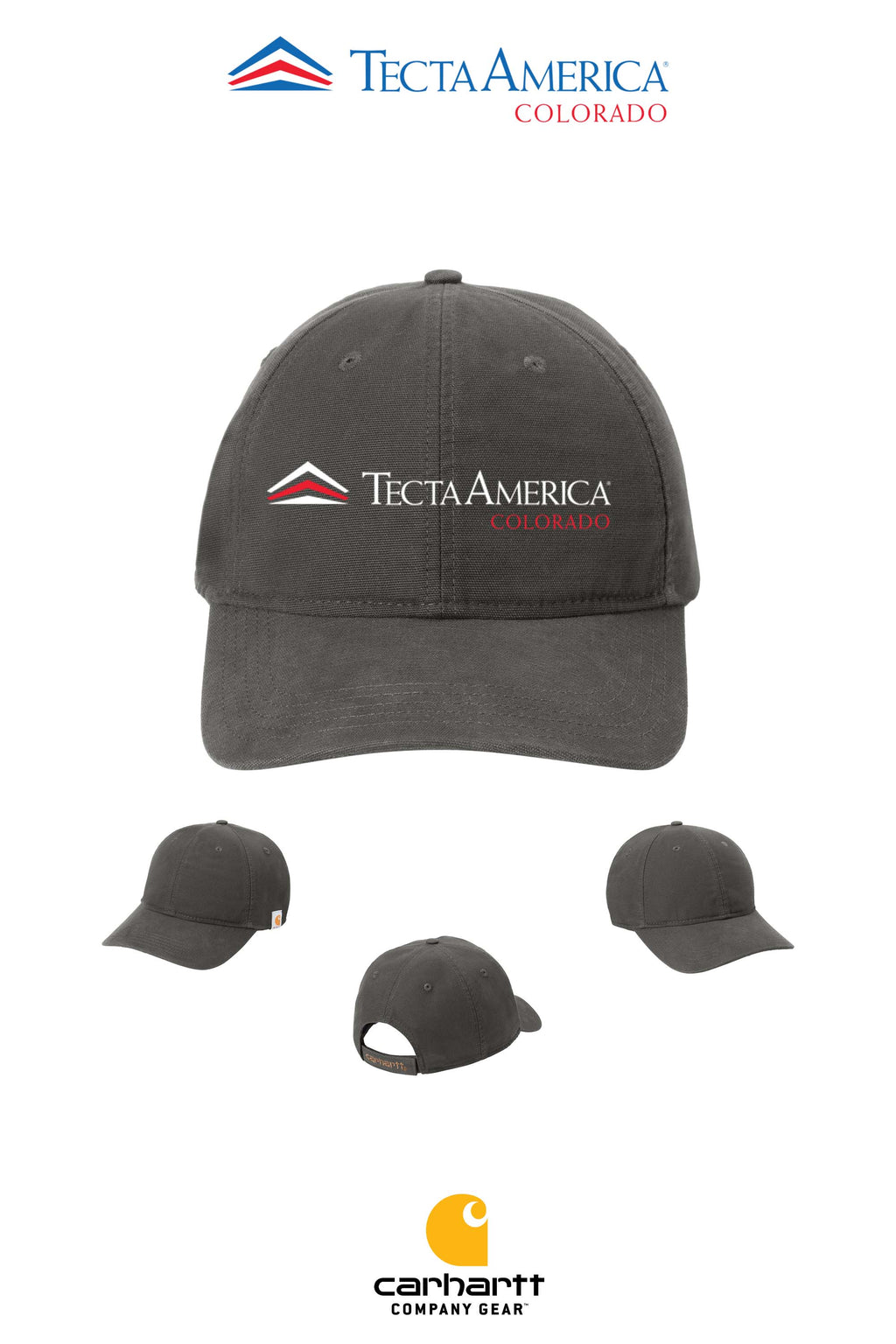 Carhartt® Cotton Canvas Cap - Monument Roofing of Colorado