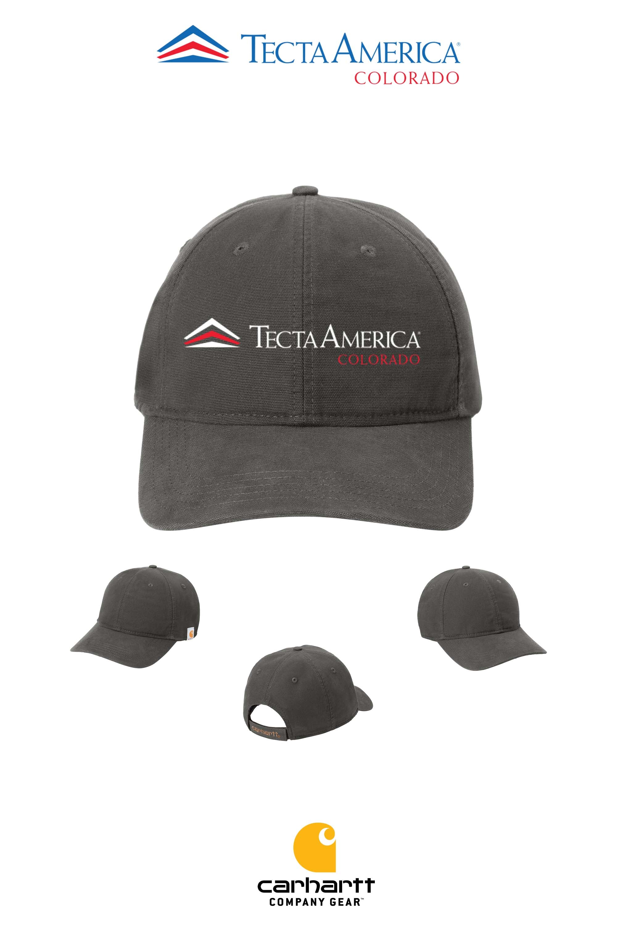Carhartt® Cotton Canvas Cap - Monument Roofing of Colorado