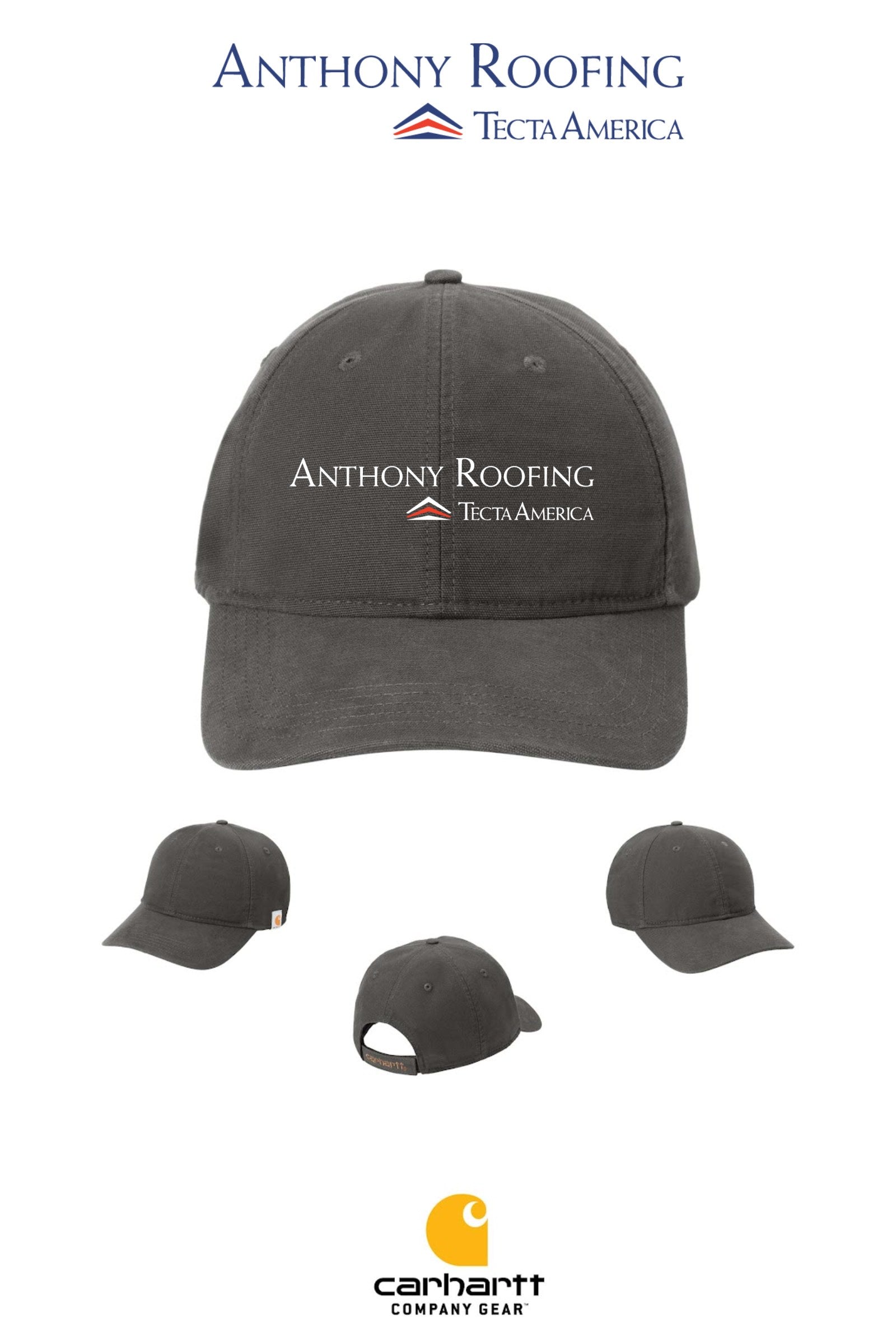 Carhartt® Cotton Canvas Cap - Anthony Roofing