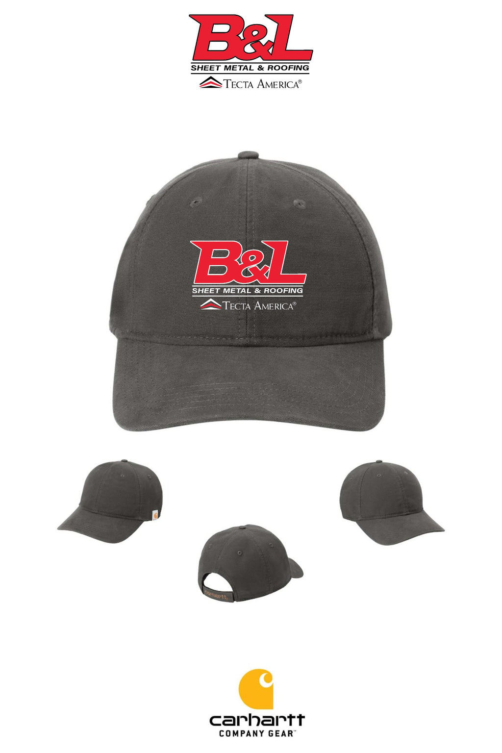 Carhartt® Cotton Canvas Cap - B&L Sheet Metal & Roofing