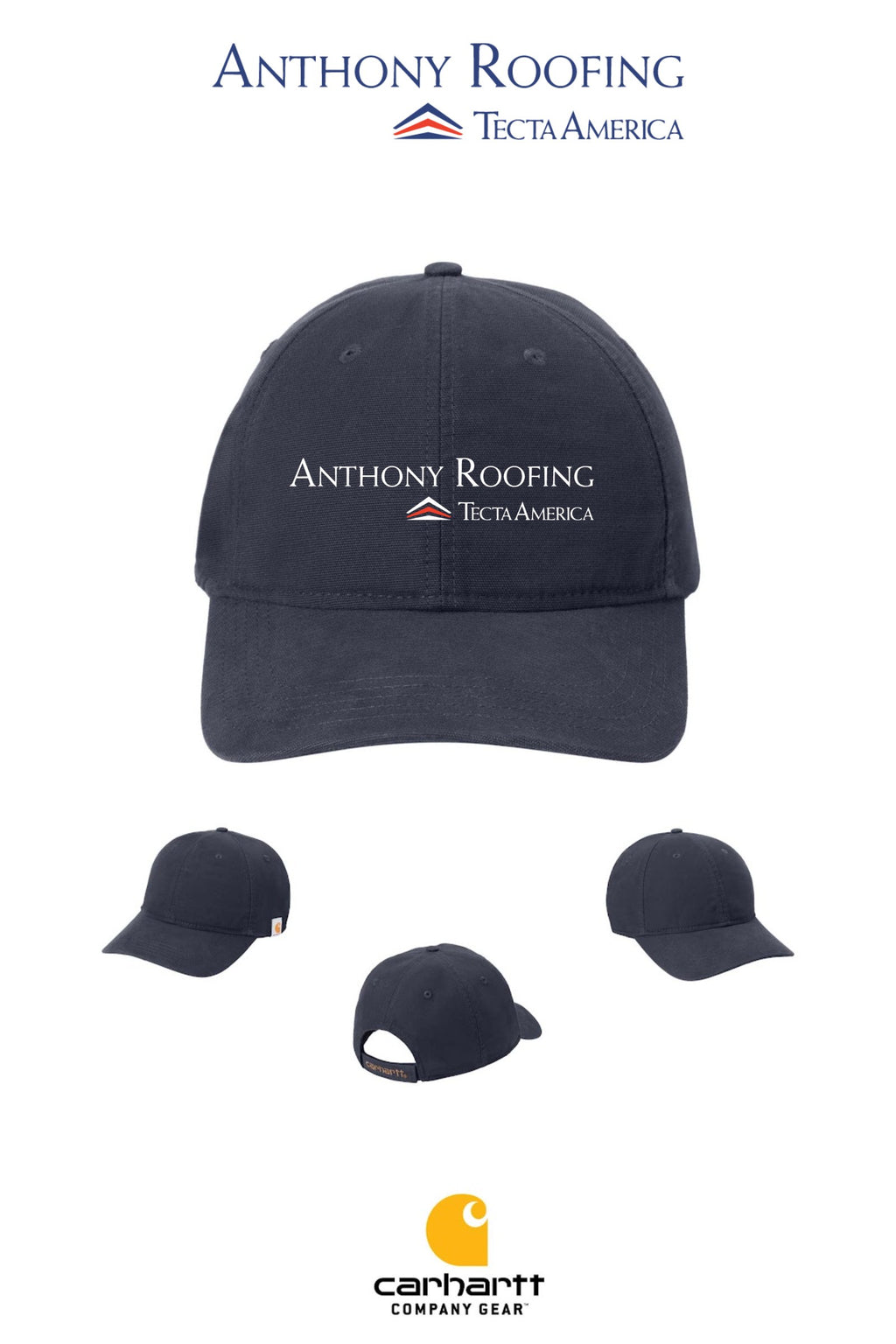 Carhartt® Cotton Canvas Cap - Anthony Roofing