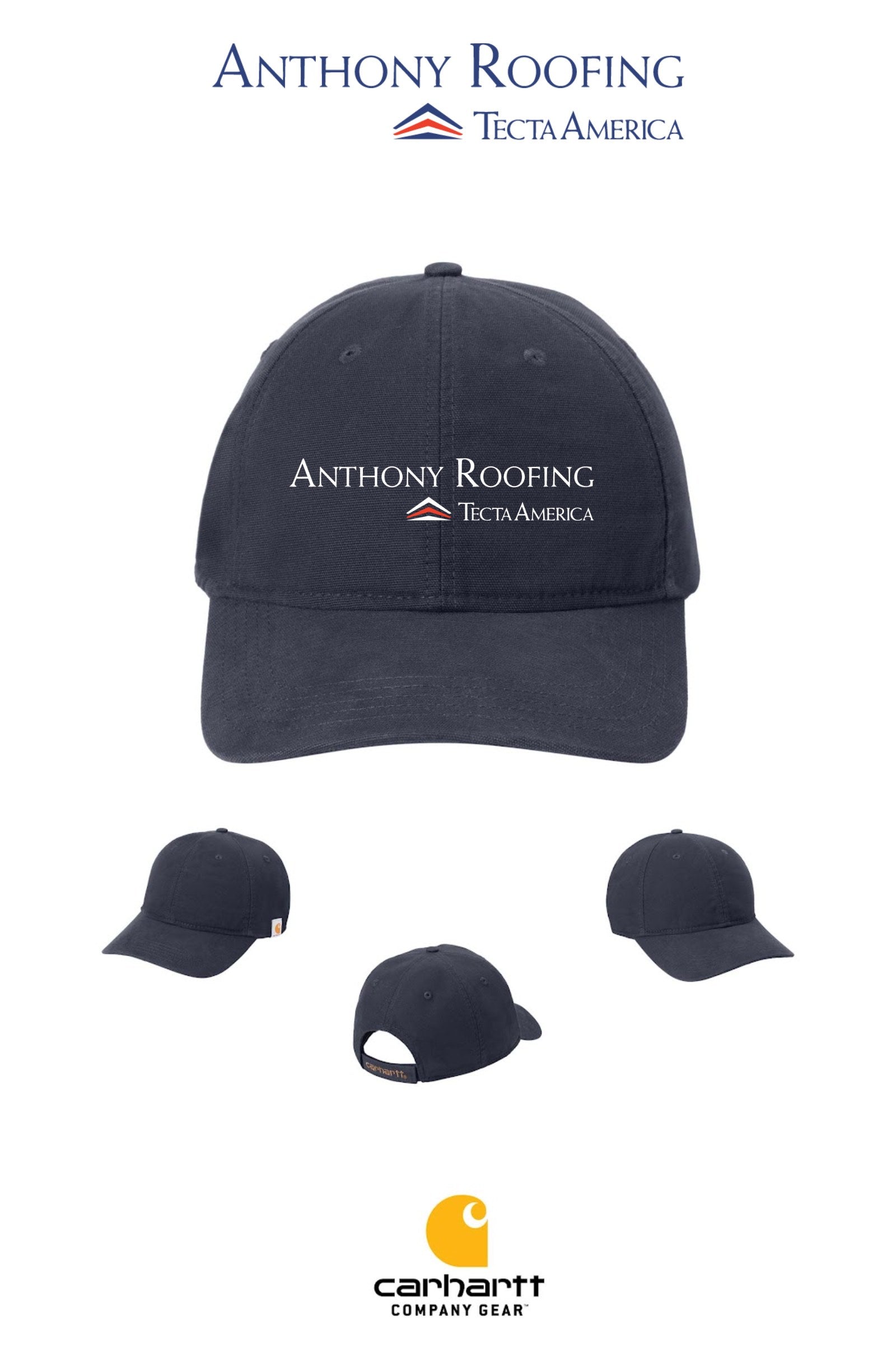 Carhartt® Cotton Canvas Cap - Anthony Roofing