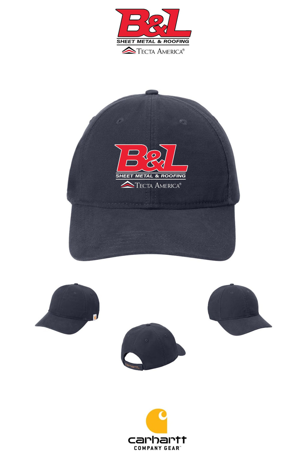 Carhartt® Cotton Canvas Cap - B&L Sheet Metal & Roofing