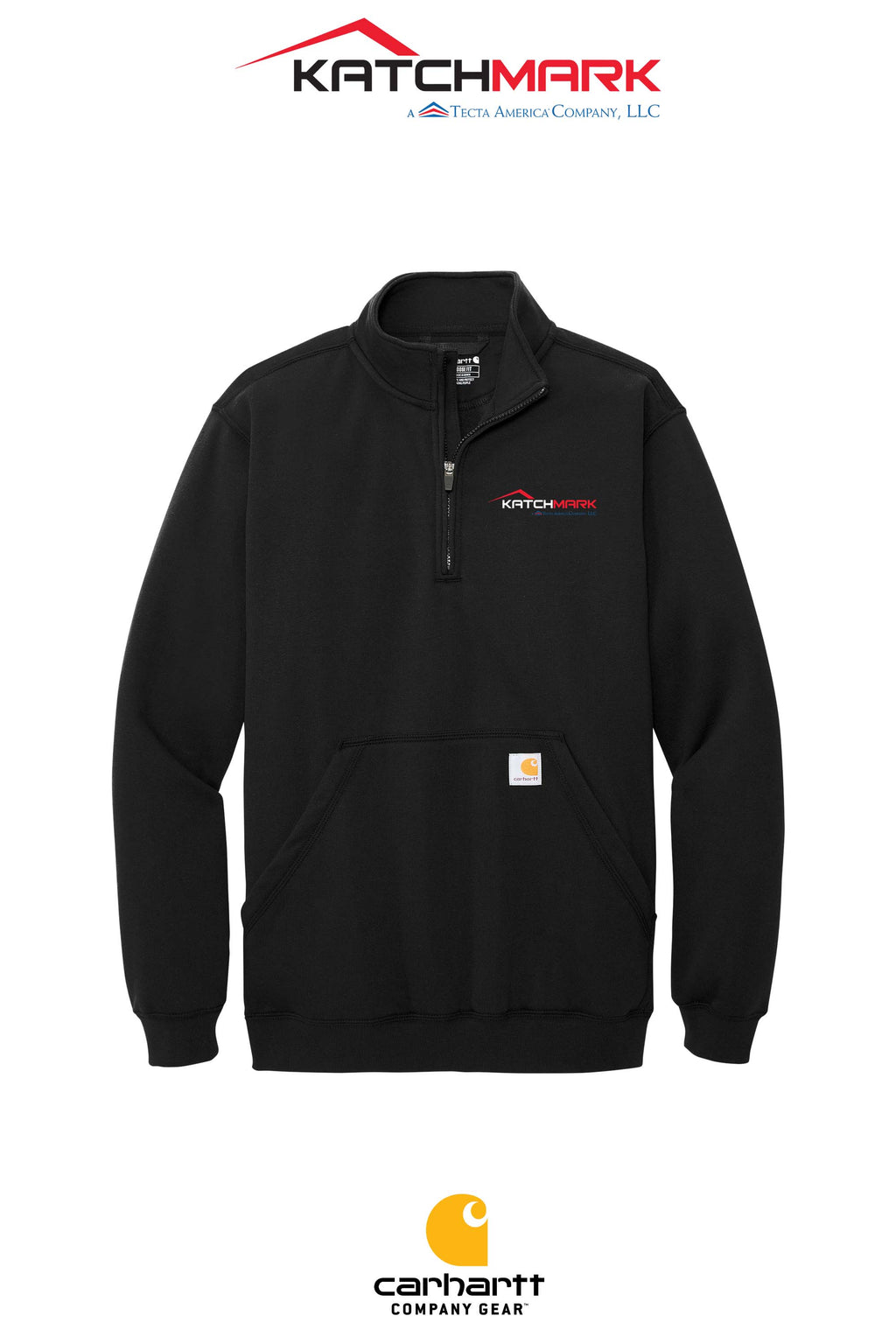 Carhartt® Midweight 1/4-Zip Mock Neck Sweatshirt - Katchmark, A Tecta American Company LLC