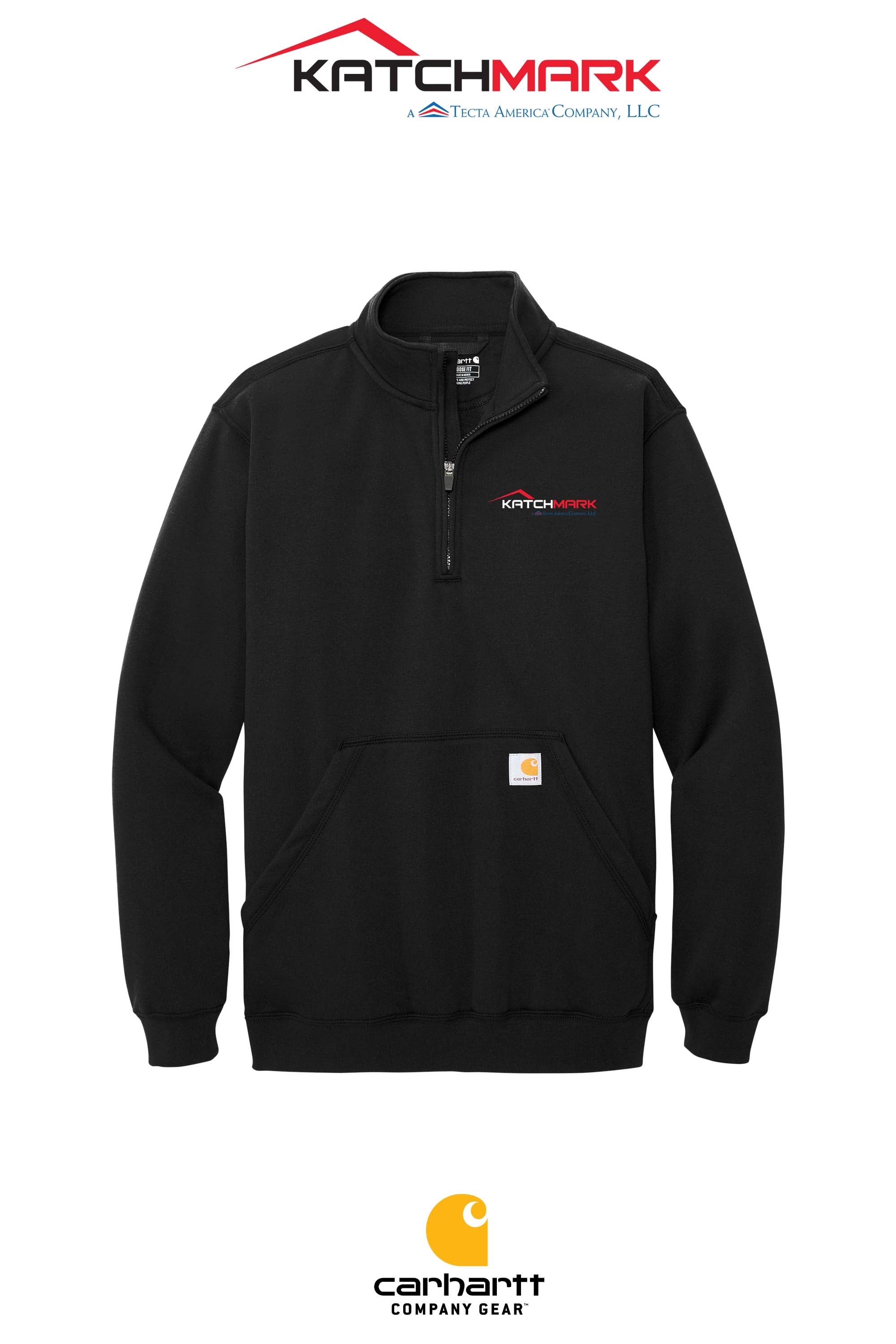 Carhartt® Midweight 1/4-Zip Mock Neck Sweatshirt - Katchmark, A Tecta American Company LLC