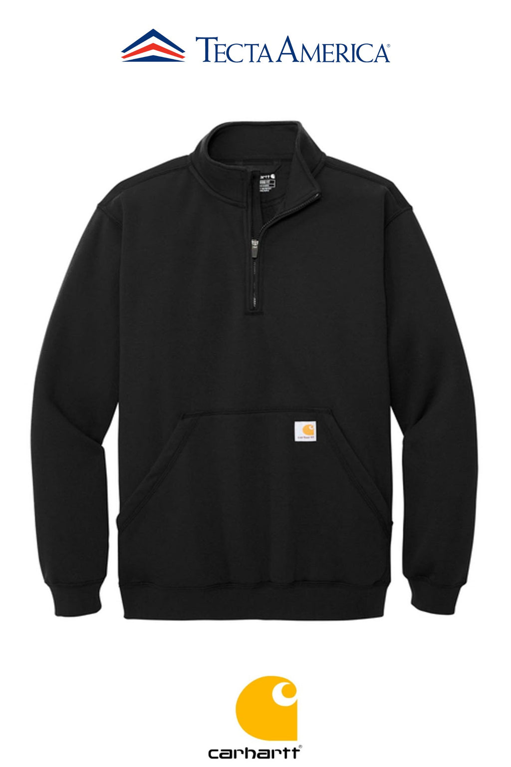 Carhartt® Midweight 1/4-Zip Mock Neck Sweatshirt