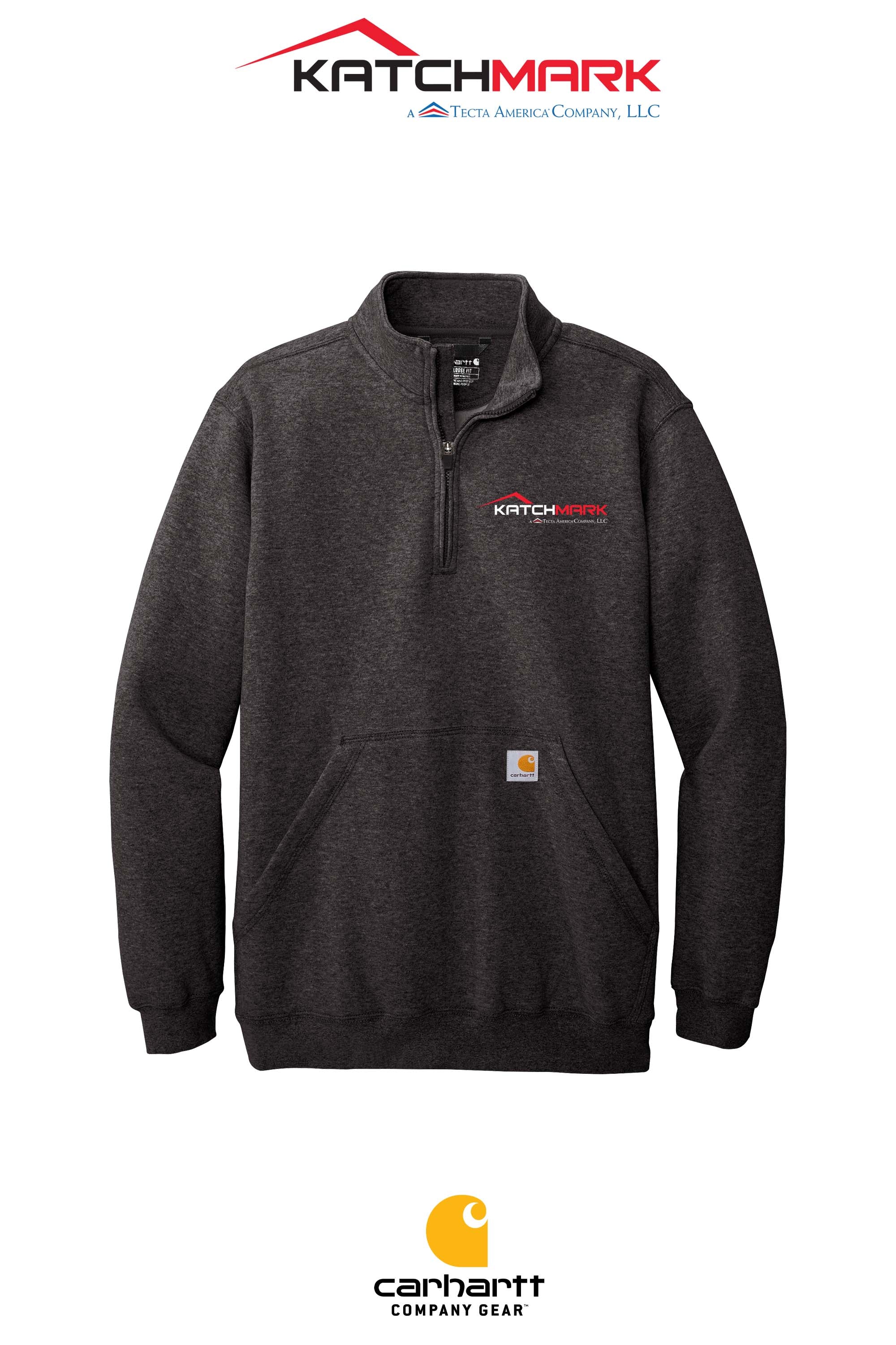 Carhartt® Midweight 1/4-Zip Mock Neck Sweatshirt - Katchmark, A Tecta American Company LLC