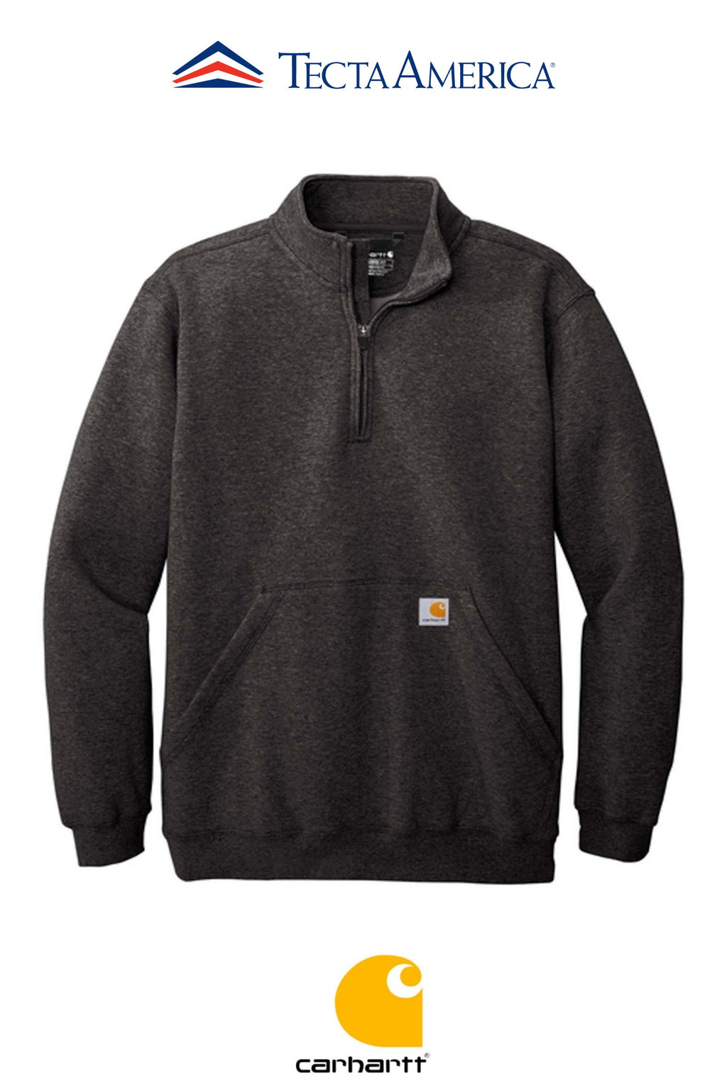 Carhartt® Midweight 1/4-Zip Mock Neck Sweatshirt