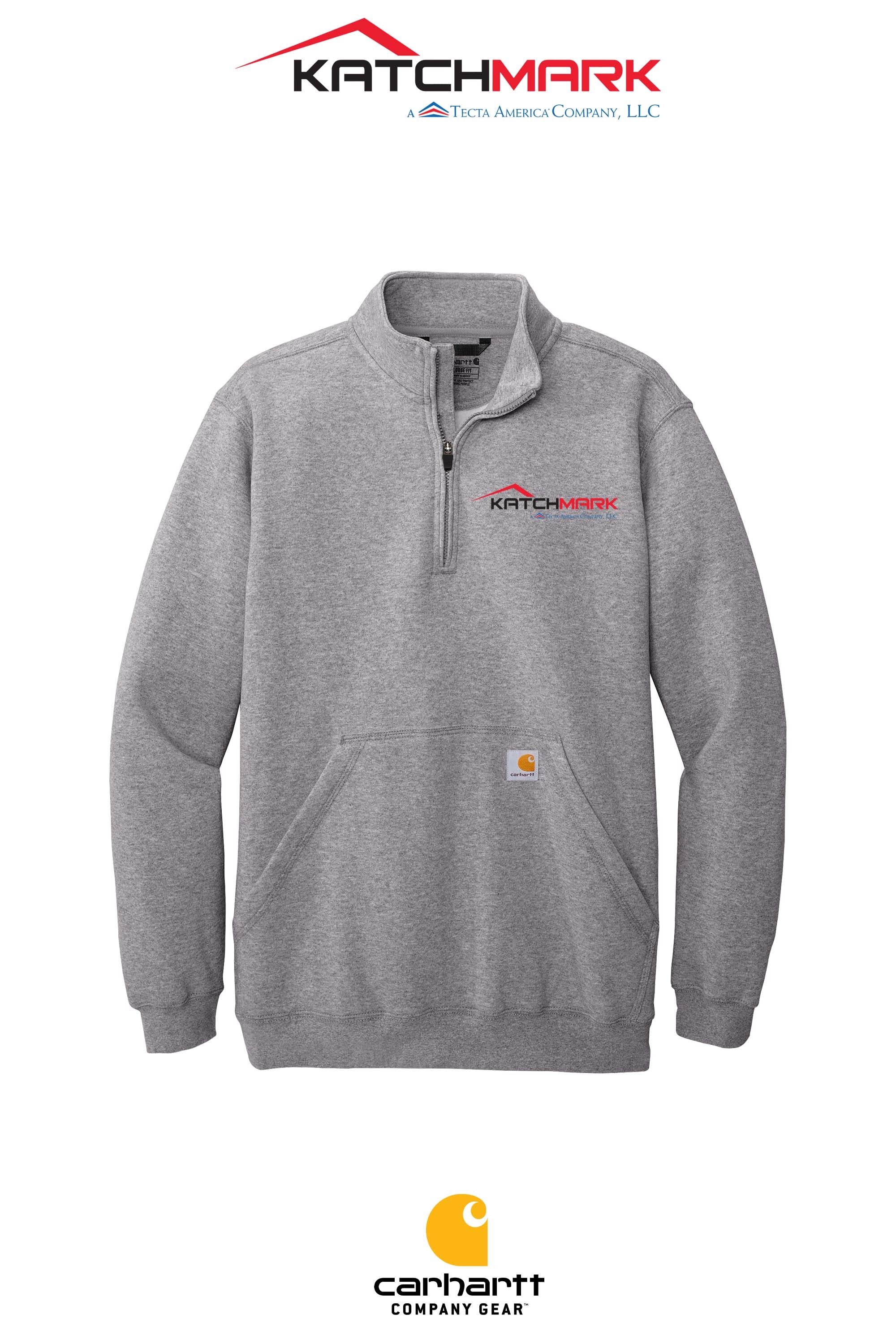 Carhartt® Midweight 1/4-Zip Mock Neck Sweatshirt - Katchmark, A Tecta American Company LLC
