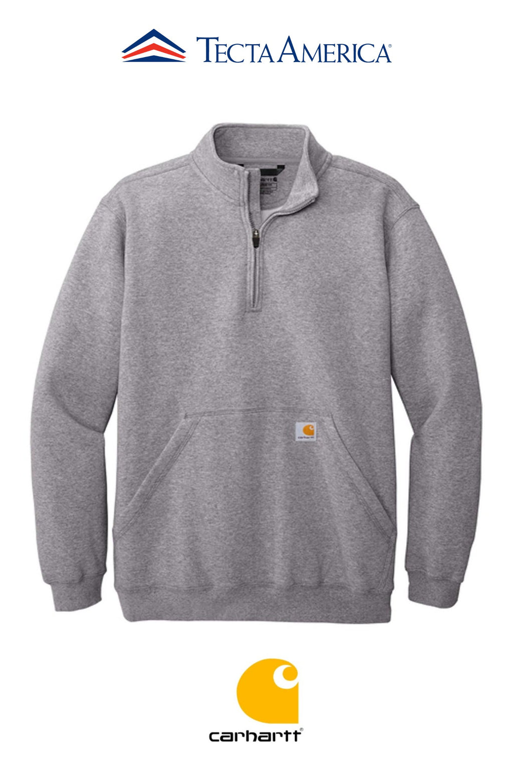 Carhartt® Midweight 1/4-Zip Mock Neck Sweatshirt