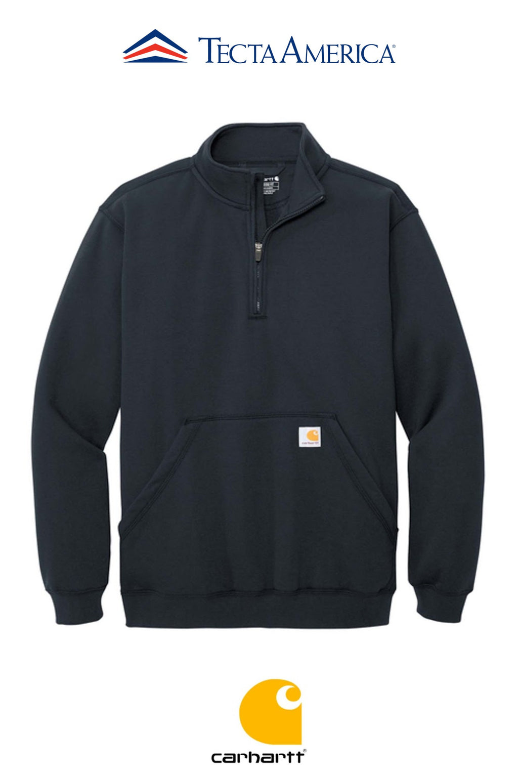 Carhartt® Midweight 1/4-Zip Mock Neck Sweatshirt