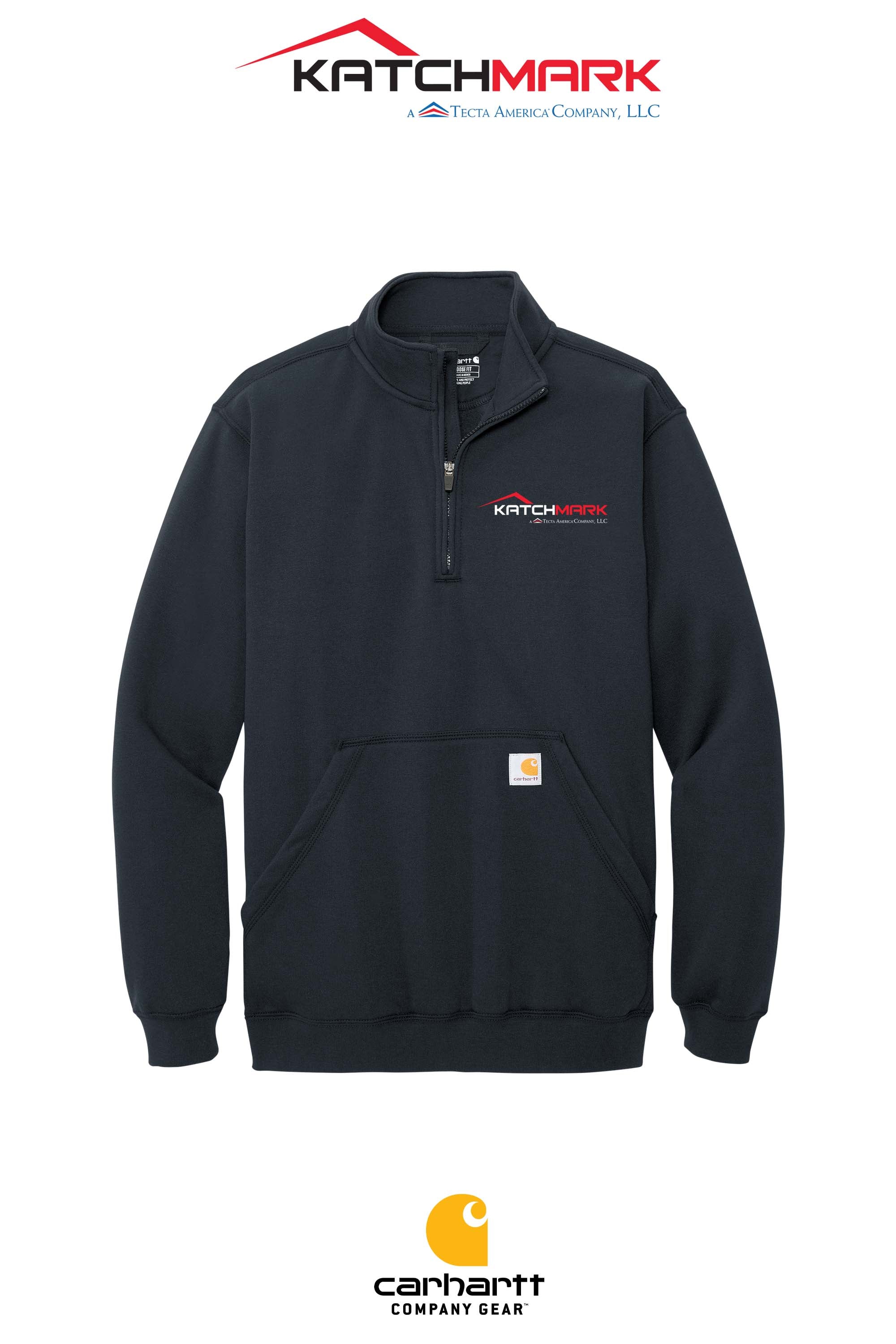 Carhartt® Midweight 1/4-Zip Mock Neck Sweatshirt - Katchmark, A Tecta American Company LLC