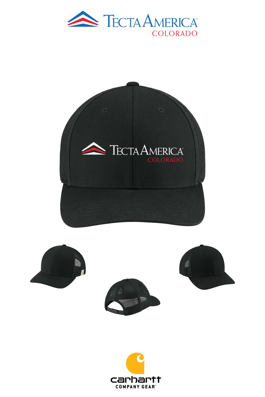 Carhartt® Flexfit 110® Mesh Back Cap - Monument Roofing of Colorado