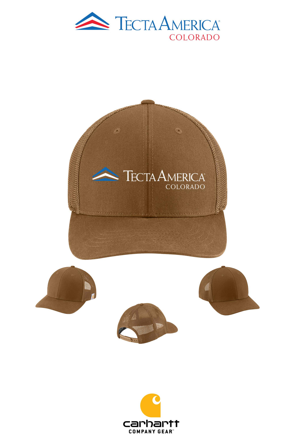 Carhartt® Flexfit 110® Mesh Back Cap - Monument Roofing of Colorado