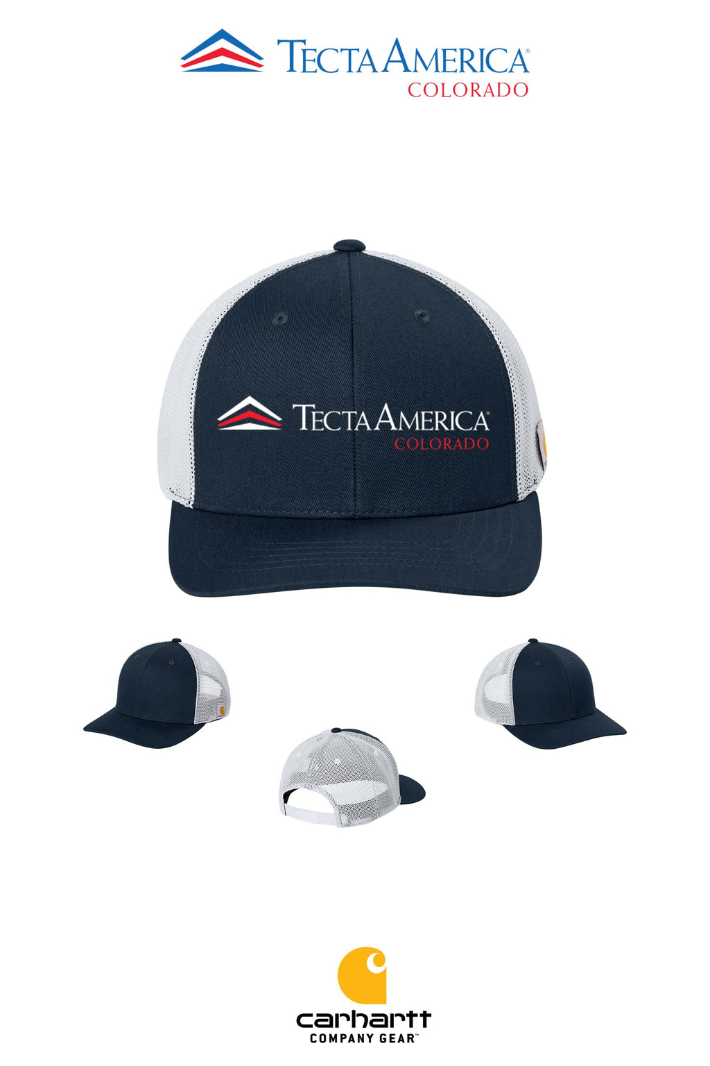 Carhartt® Flexfit 110® Mesh Back Cap - Monument Roofing of Colorado