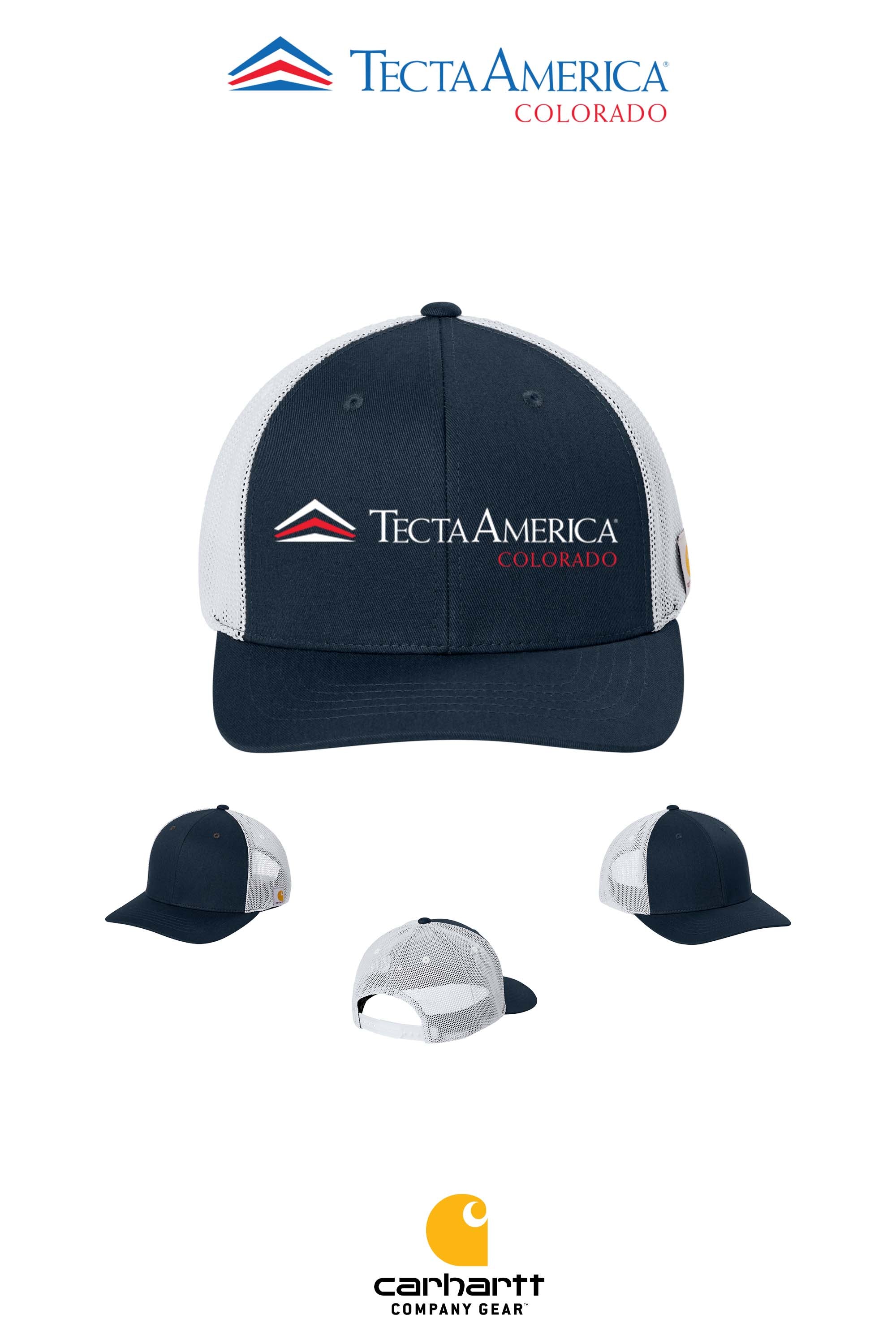 Carhartt® Flexfit 110® Mesh Back Cap - Monument Roofing of Colorado