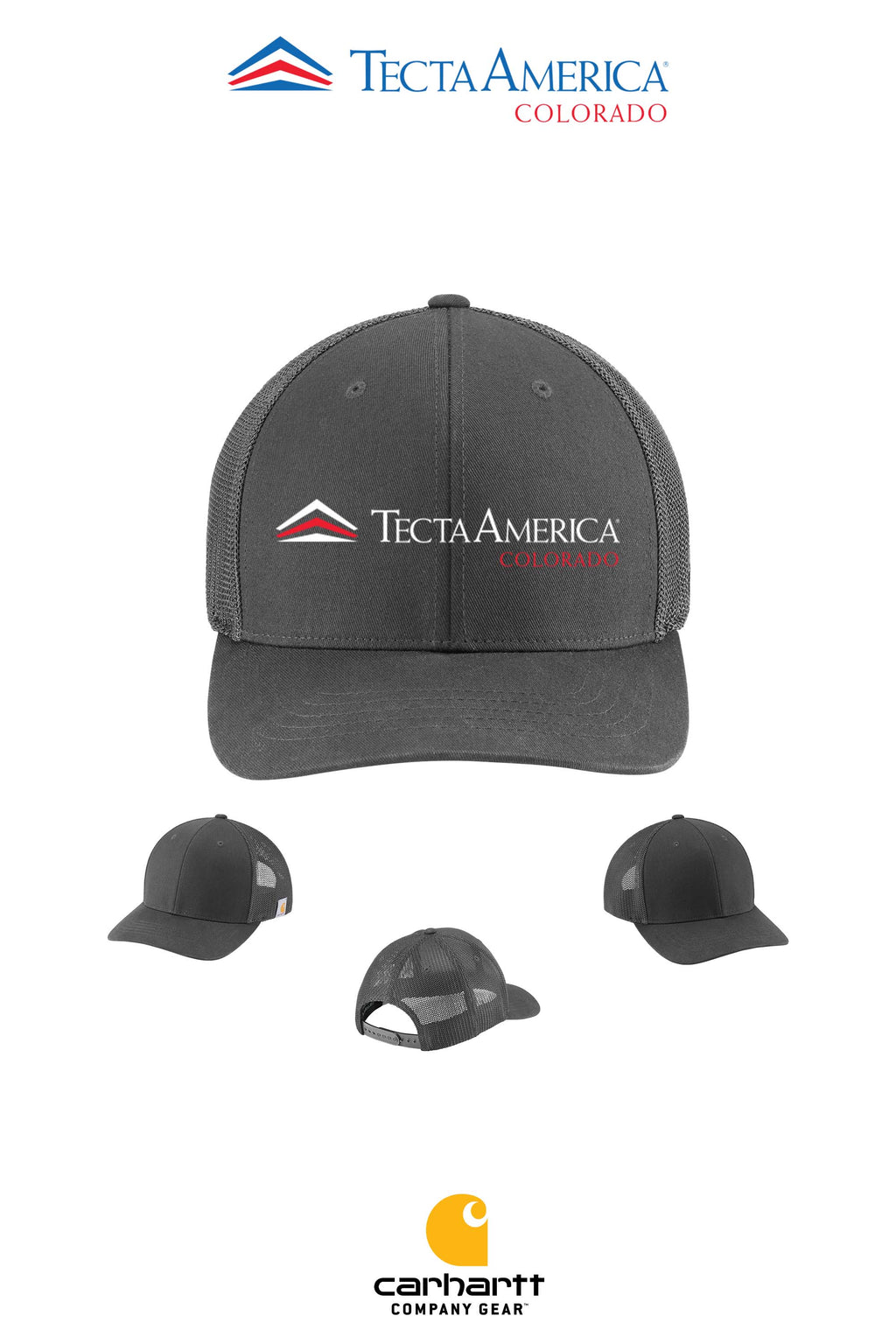 Carhartt® Flexfit 110® Mesh Back Cap - Monument Roofing of Colorado