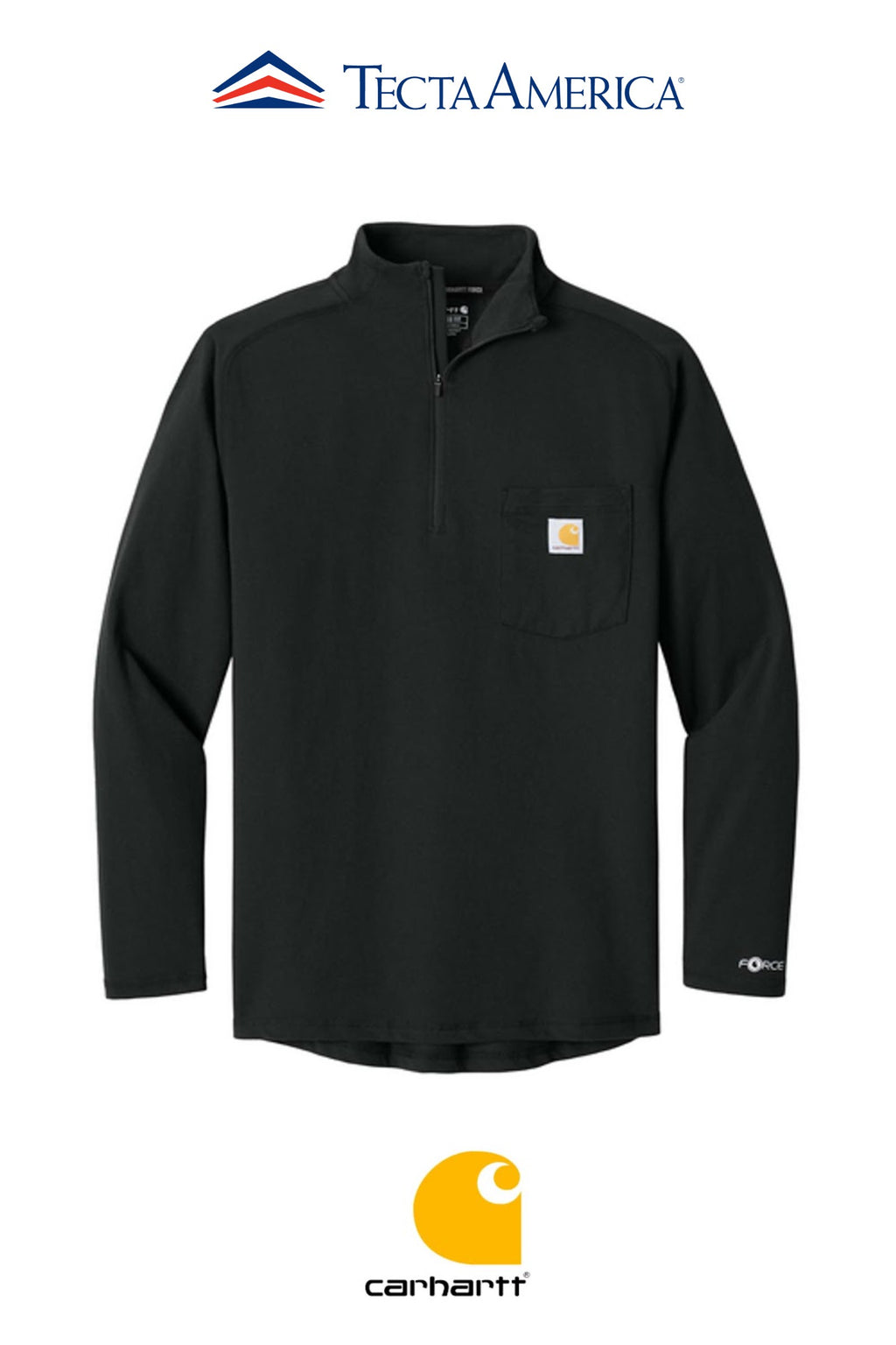 Carhartt Force® 1/4-Zip Long Sleeve T-Shirt