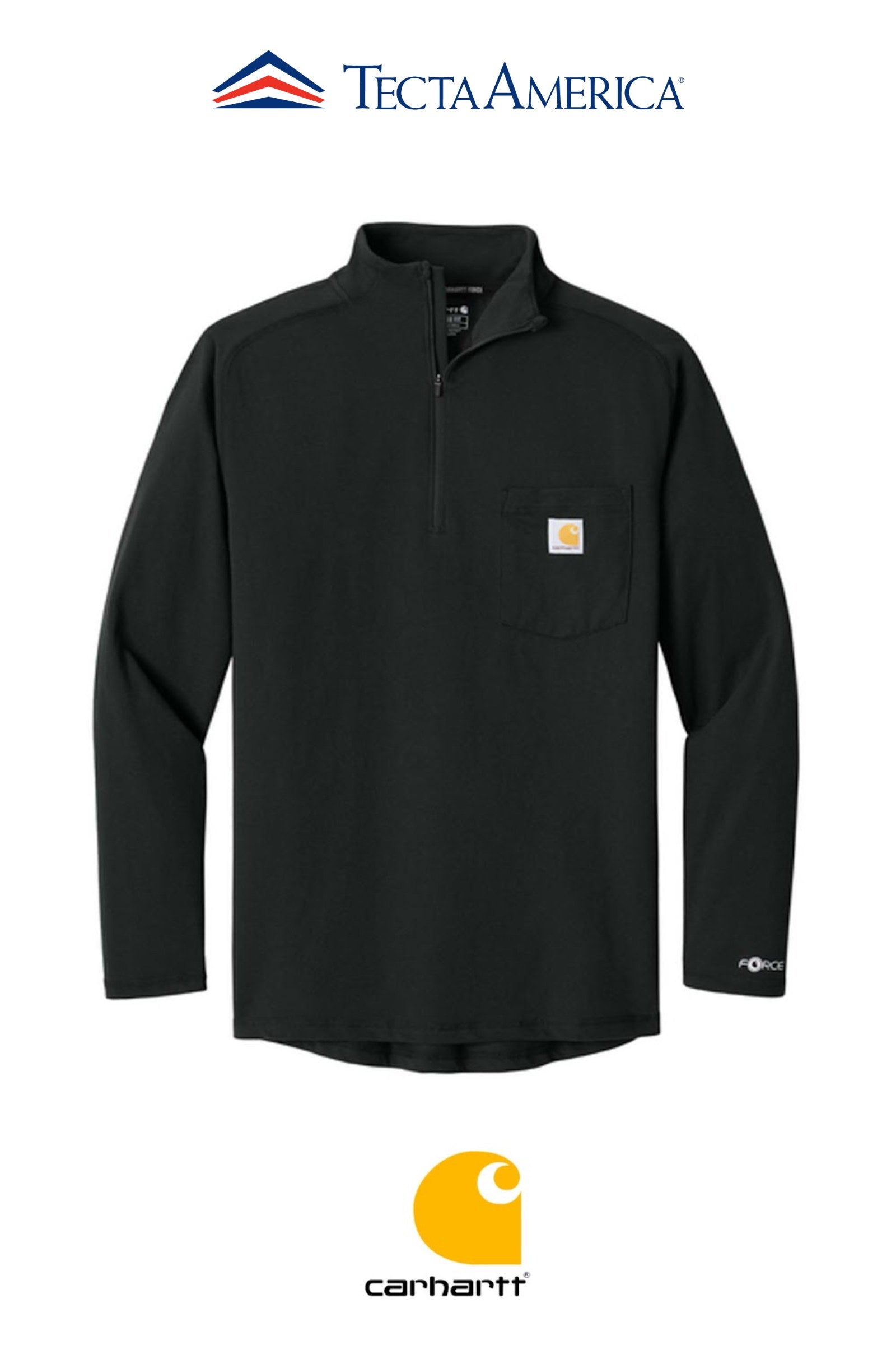 Carhartt Force® 1/4-Zip Long Sleeve T-Shirt