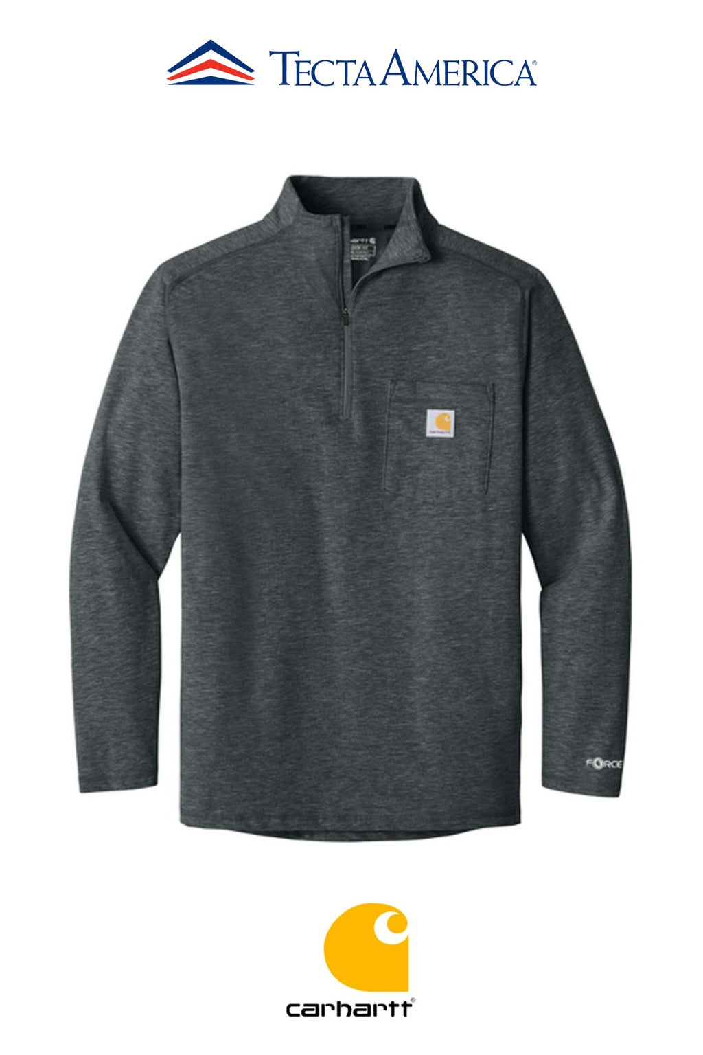 Carhartt Force® 1/4-Zip Long Sleeve T-Shirt
