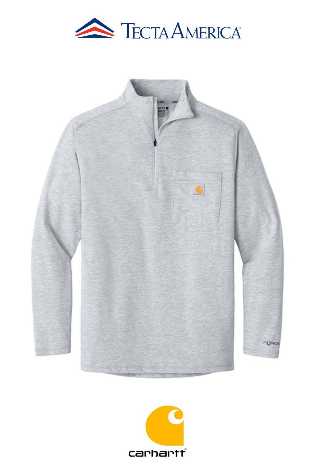 Carhartt Force® 1/4-Zip Long Sleeve T-Shirt