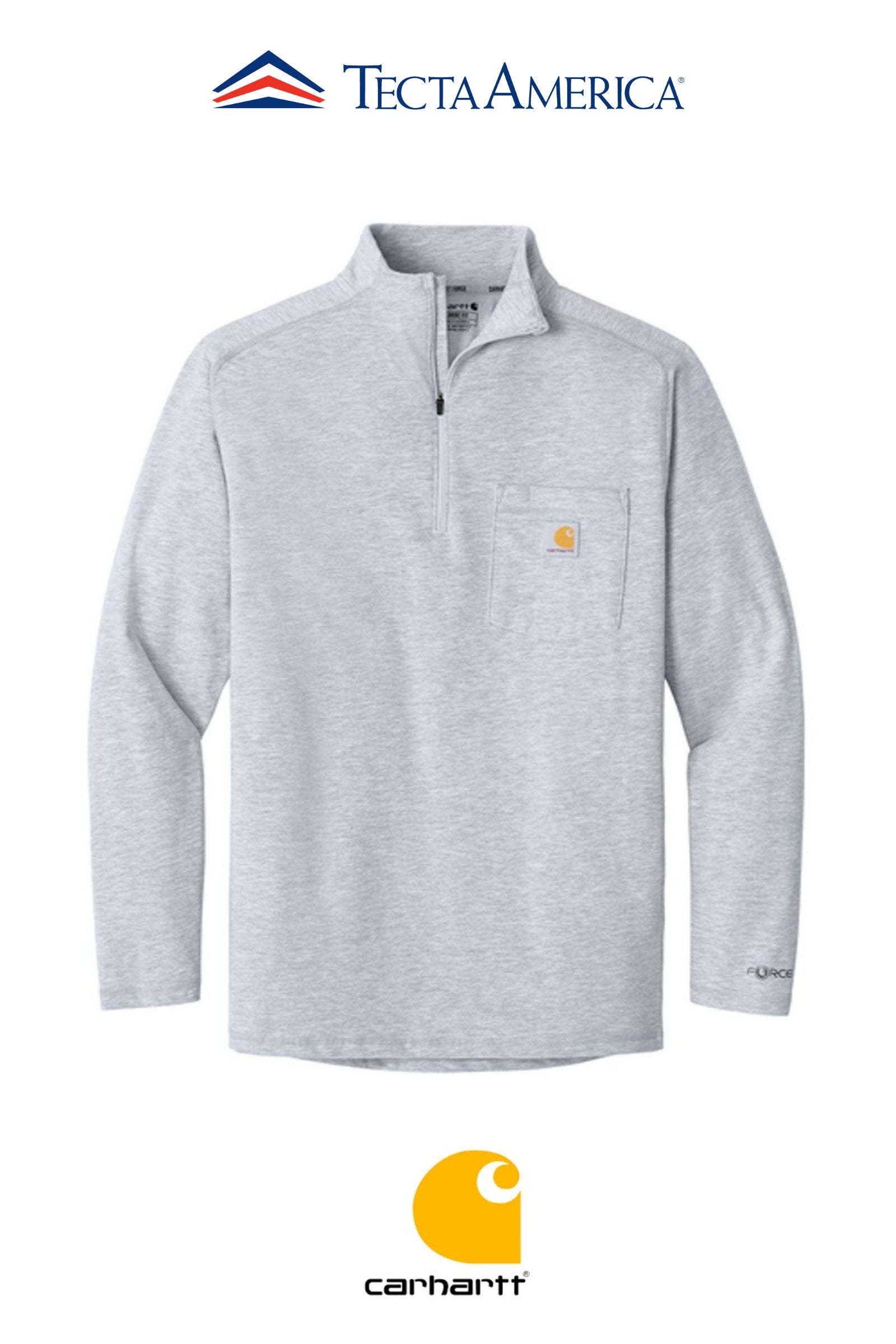 Carhartt Force® 1/4-Zip Long Sleeve T-Shirt