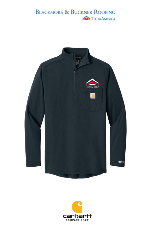 Carhartt Force® 1/4-Zip Long Sleeve T-Shirt - Blackmore & Buckner