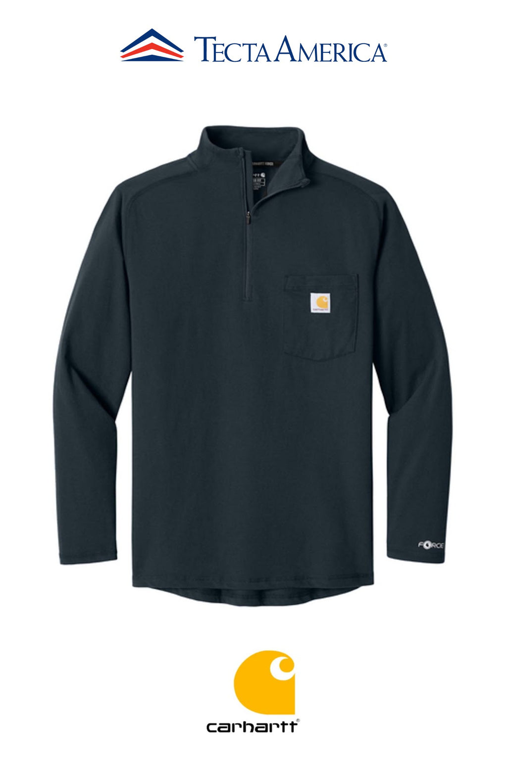 Carhartt Force® 1/4-Zip Long Sleeve T-Shirt