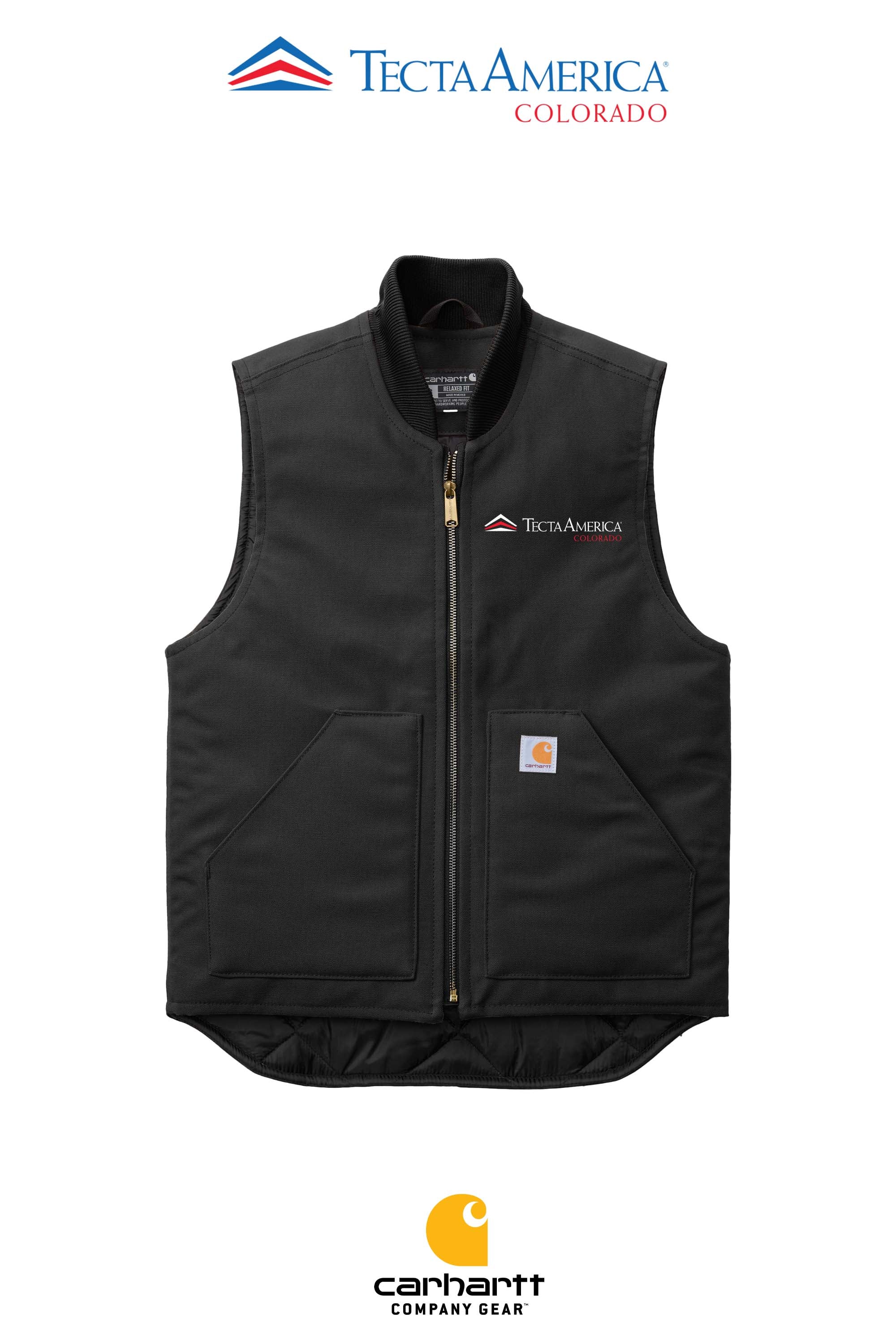 Carhartt® Duck Vest - Monument Roofing of Colorado