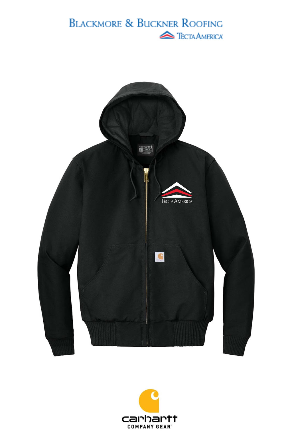 Carhartt® Quilted-Flannel-Lined Duck Active Jac - Blackmore & Buckner