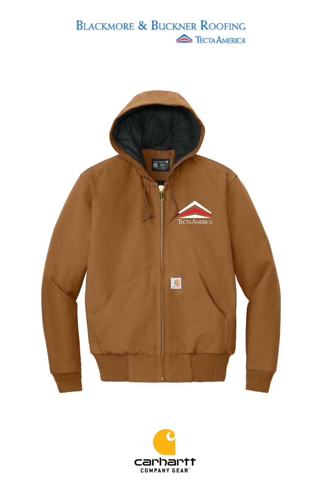 Carhartt® Quilted-Flannel-Lined Duck Active Jac - Blackmore & Buckner