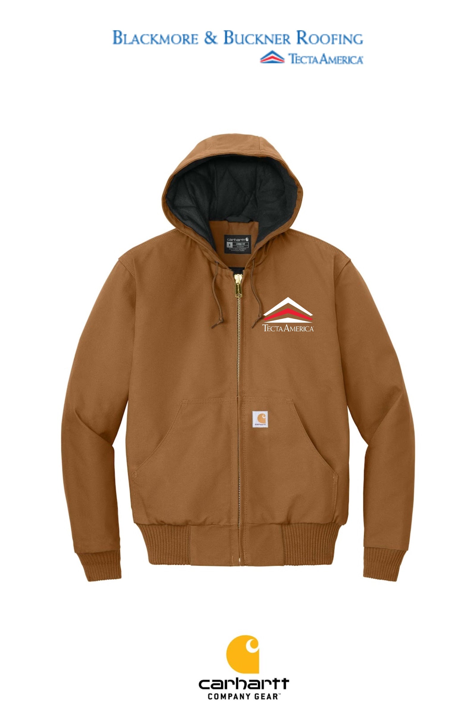 Carhartt® Quilted-Flannel-Lined Duck Active Jac - Blackmore & Buckner