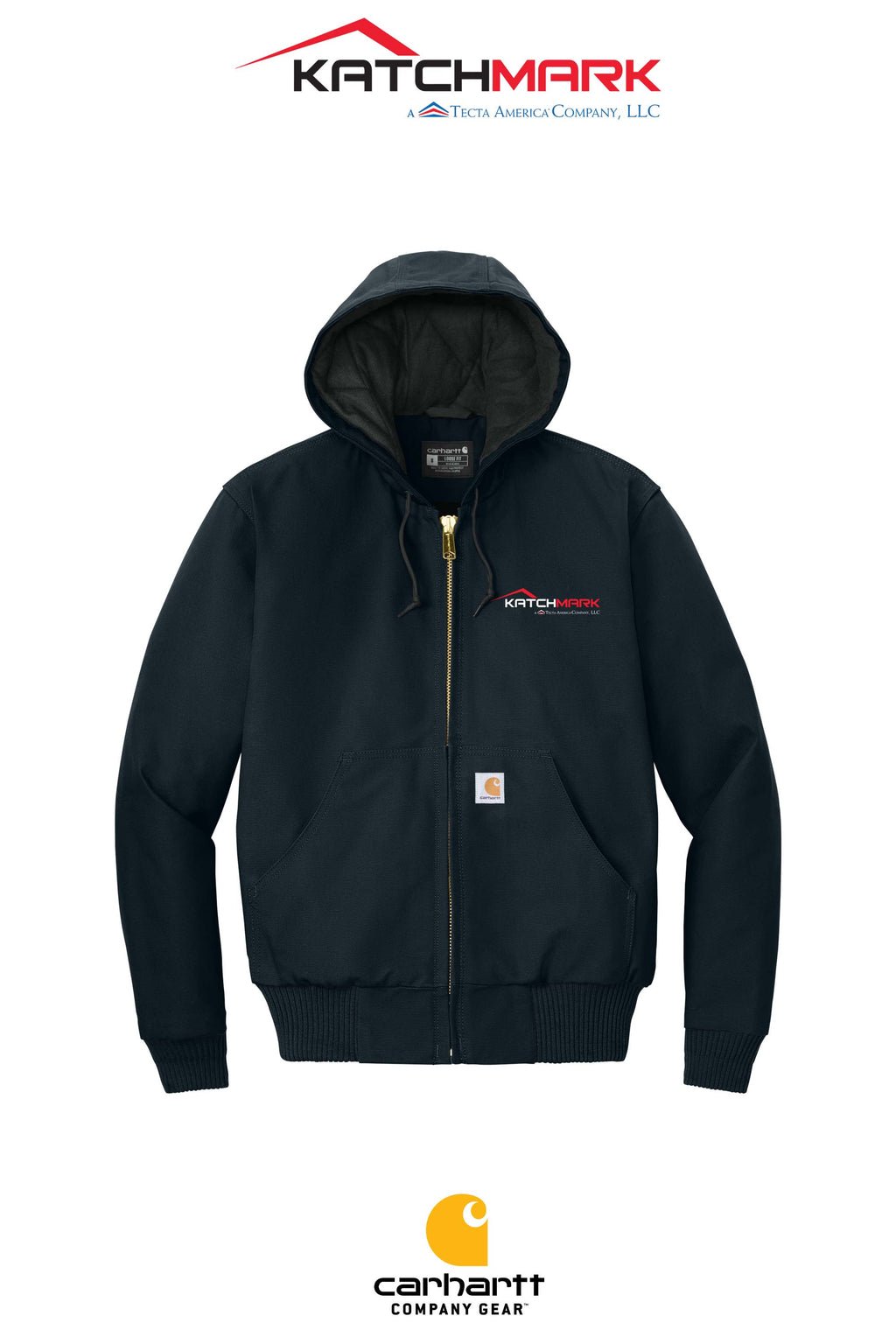 Carhartt® Quilted-Flannel-Lined Duck Active Jac - Katchmark, A Tecta American Company LLC