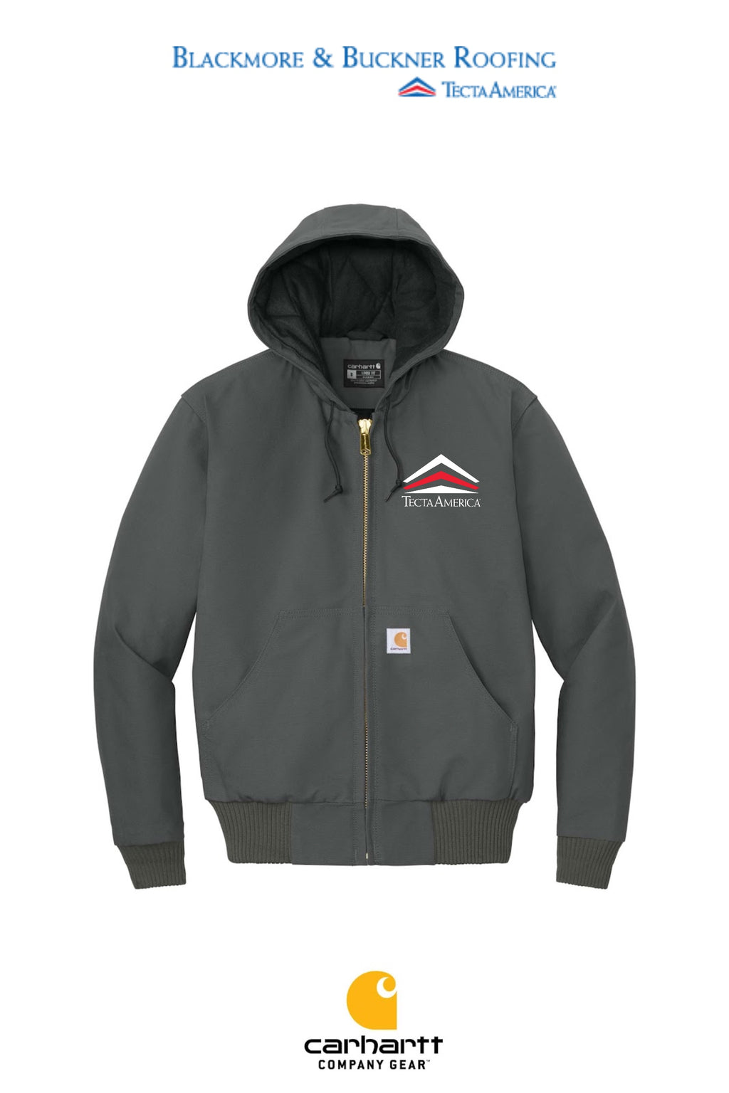 Carhartt® Quilted-Flannel-Lined Duck Active Jac - Blackmore & Buckner