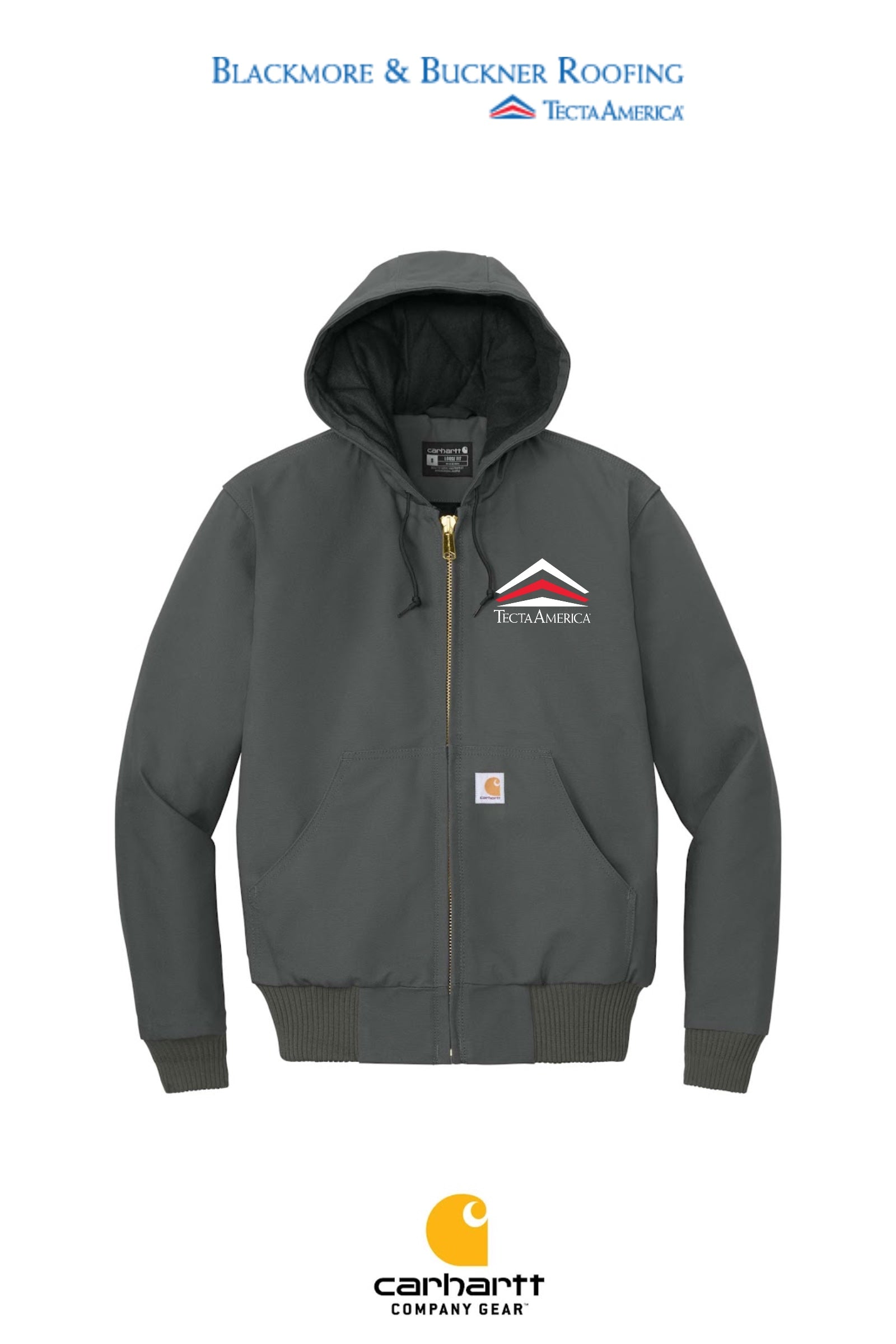 Carhartt® Quilted-Flannel-Lined Duck Active Jac - Blackmore & Buckner