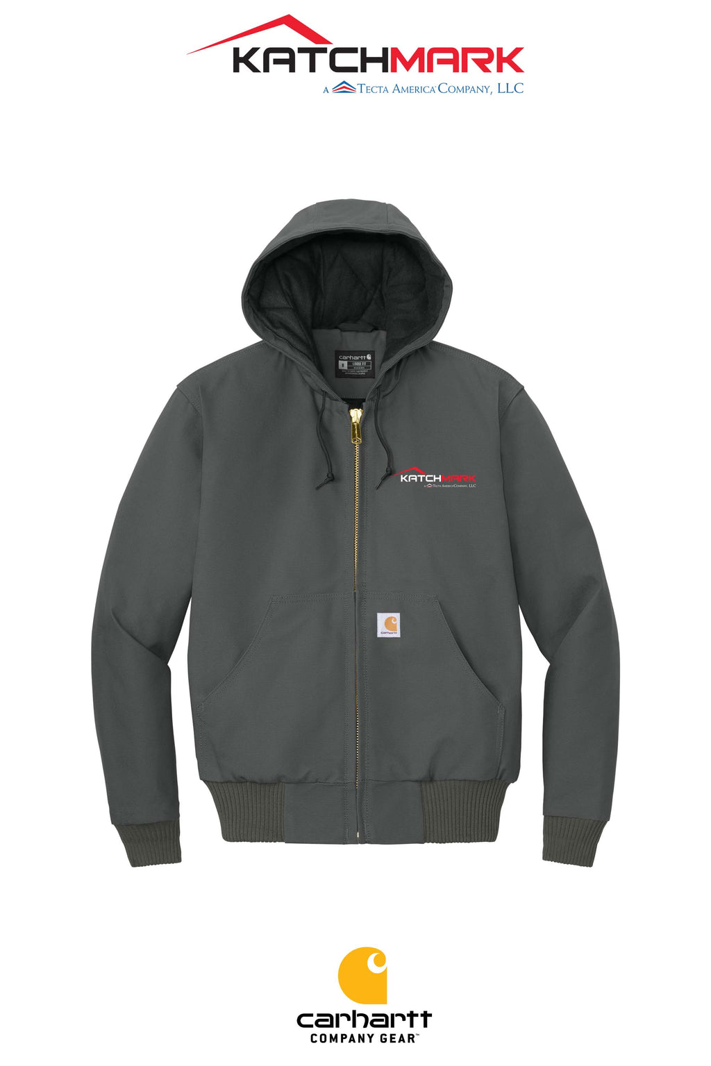Carhartt® Quilted-Flannel-Lined Duck Active Jac - Katchmark, A Tecta American Company LLC