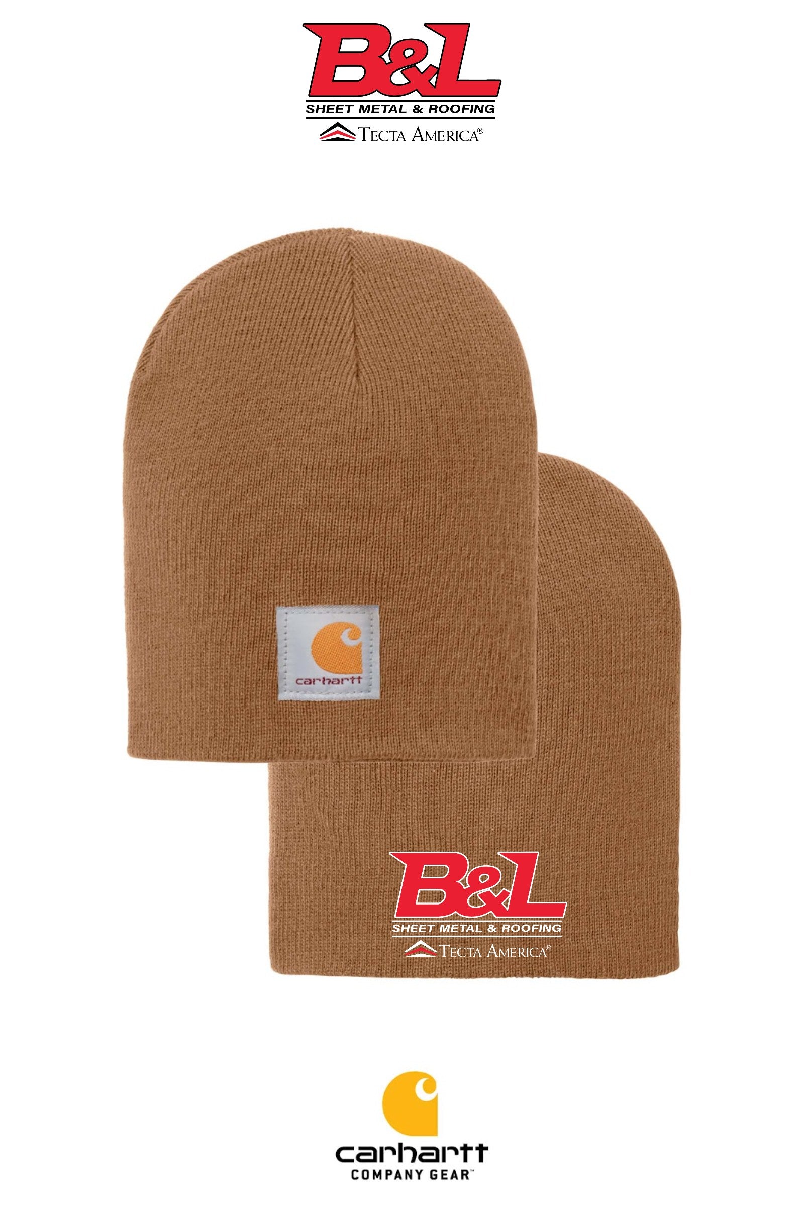 Carhartt® Acrylic Knit Hat - B&L Sheet Metal & Roofing