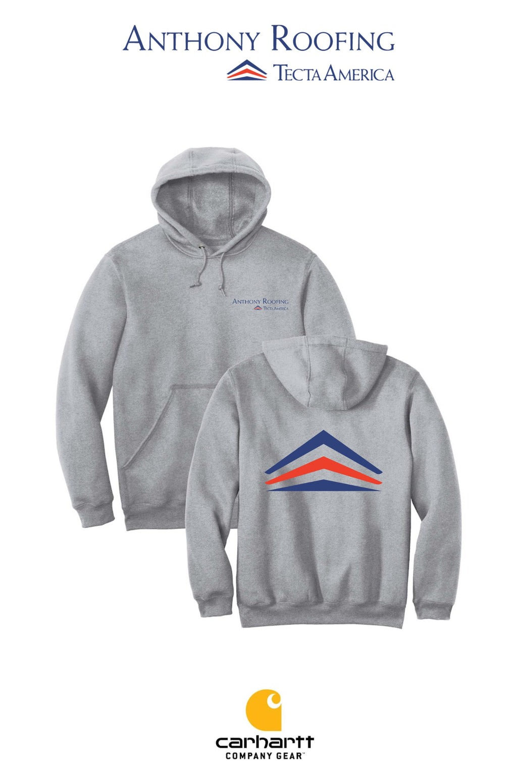 Carhartt® Midweight Hooded Sweatshirt - Anthony Roofing
