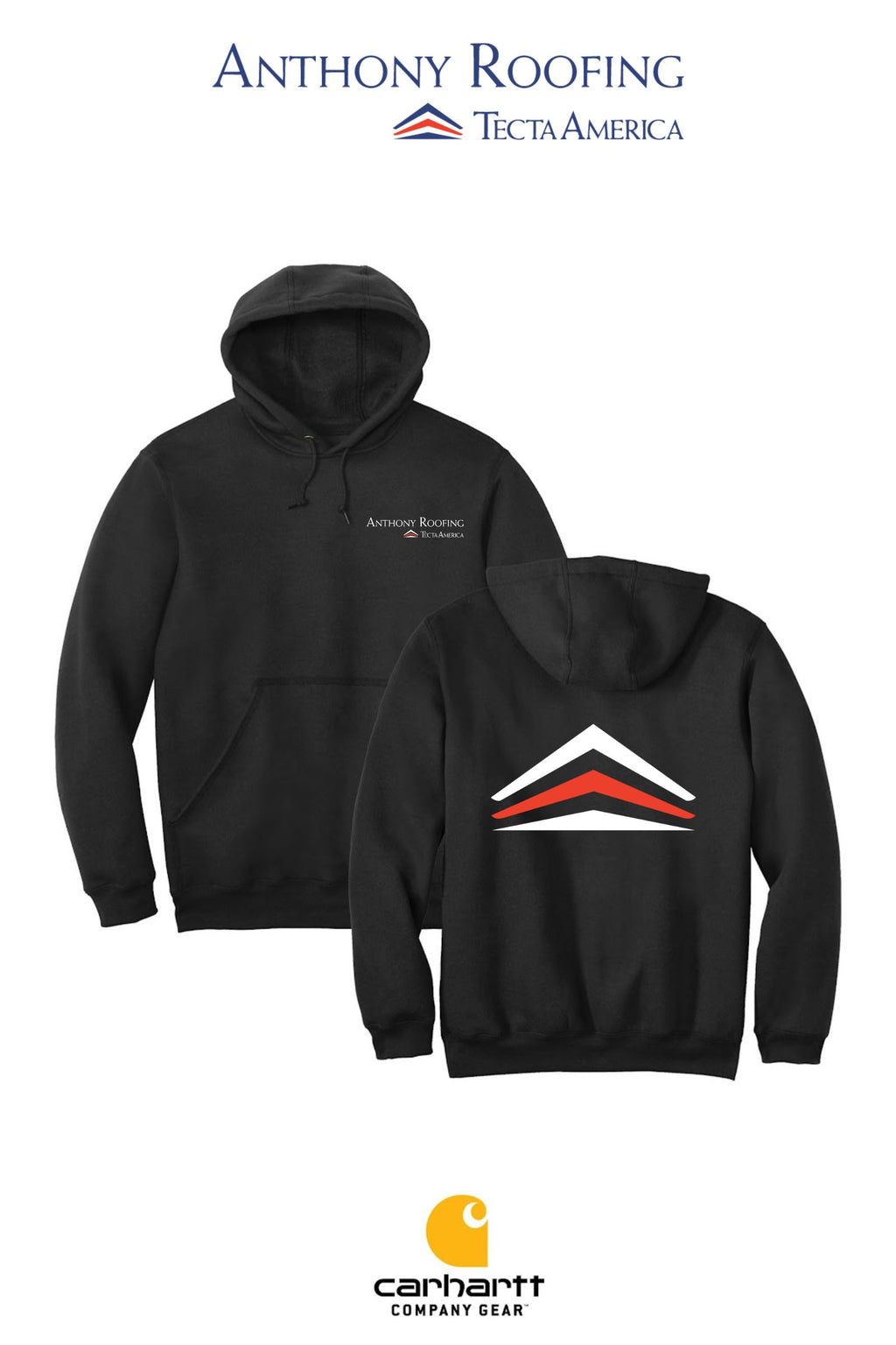 Carhartt® Midweight Hooded Sweatshirt - Anthony Roofing