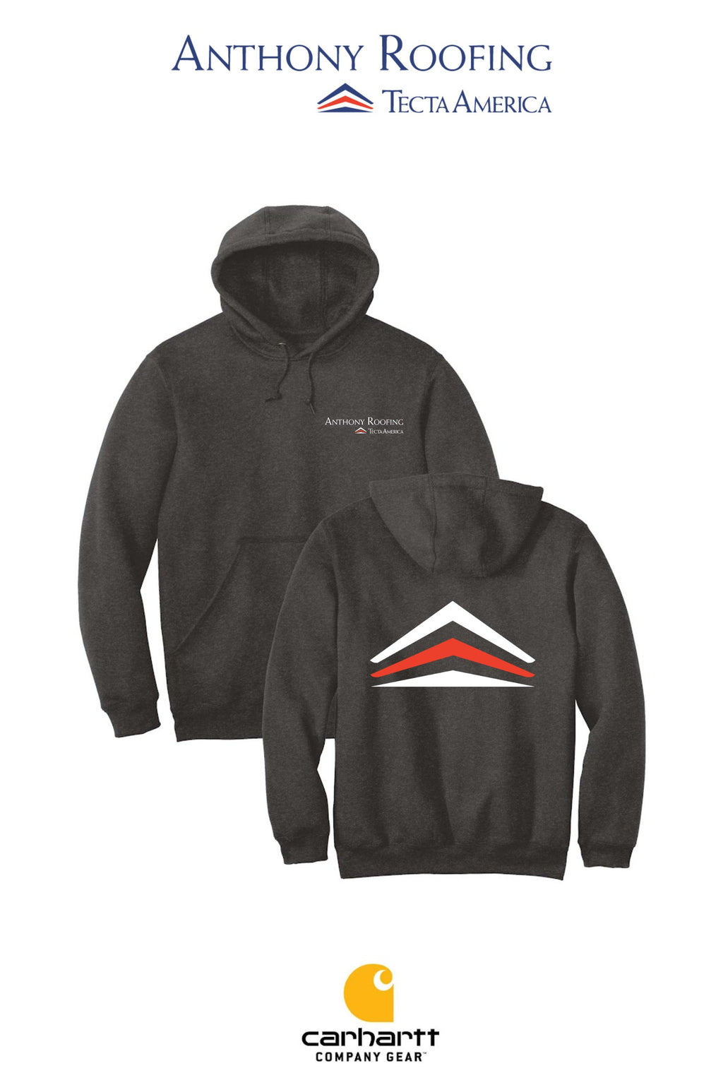 Carhartt® Midweight Hooded Sweatshirt - Anthony Roofing