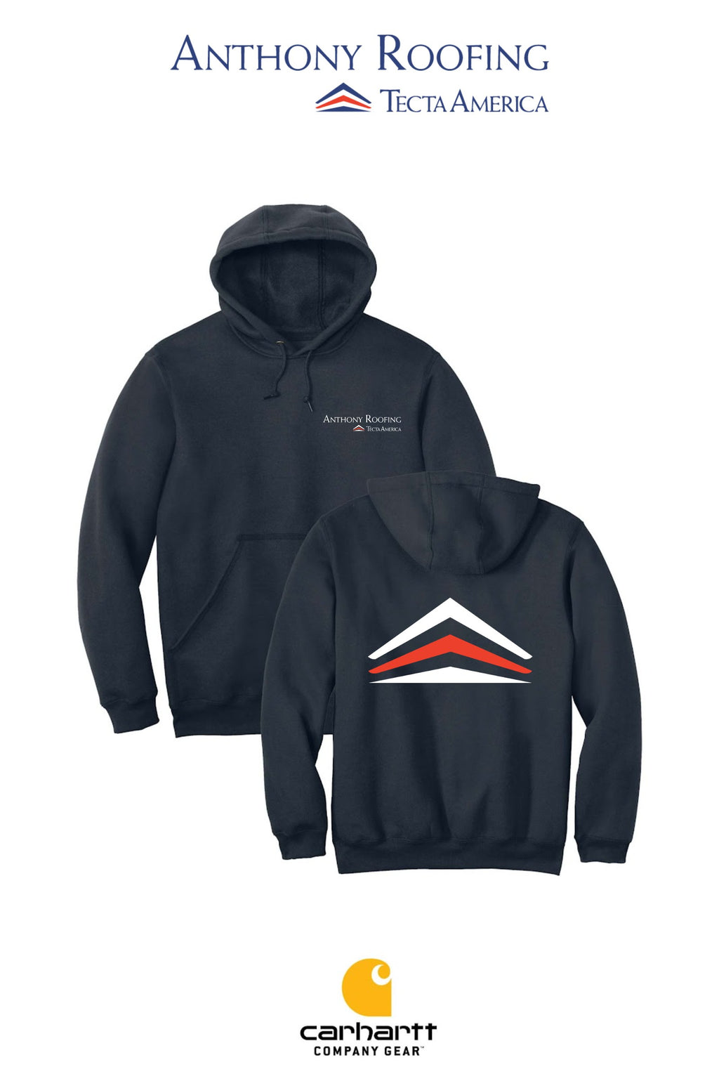 Carhartt® Midweight Hooded Sweatshirt - Anthony Roofing