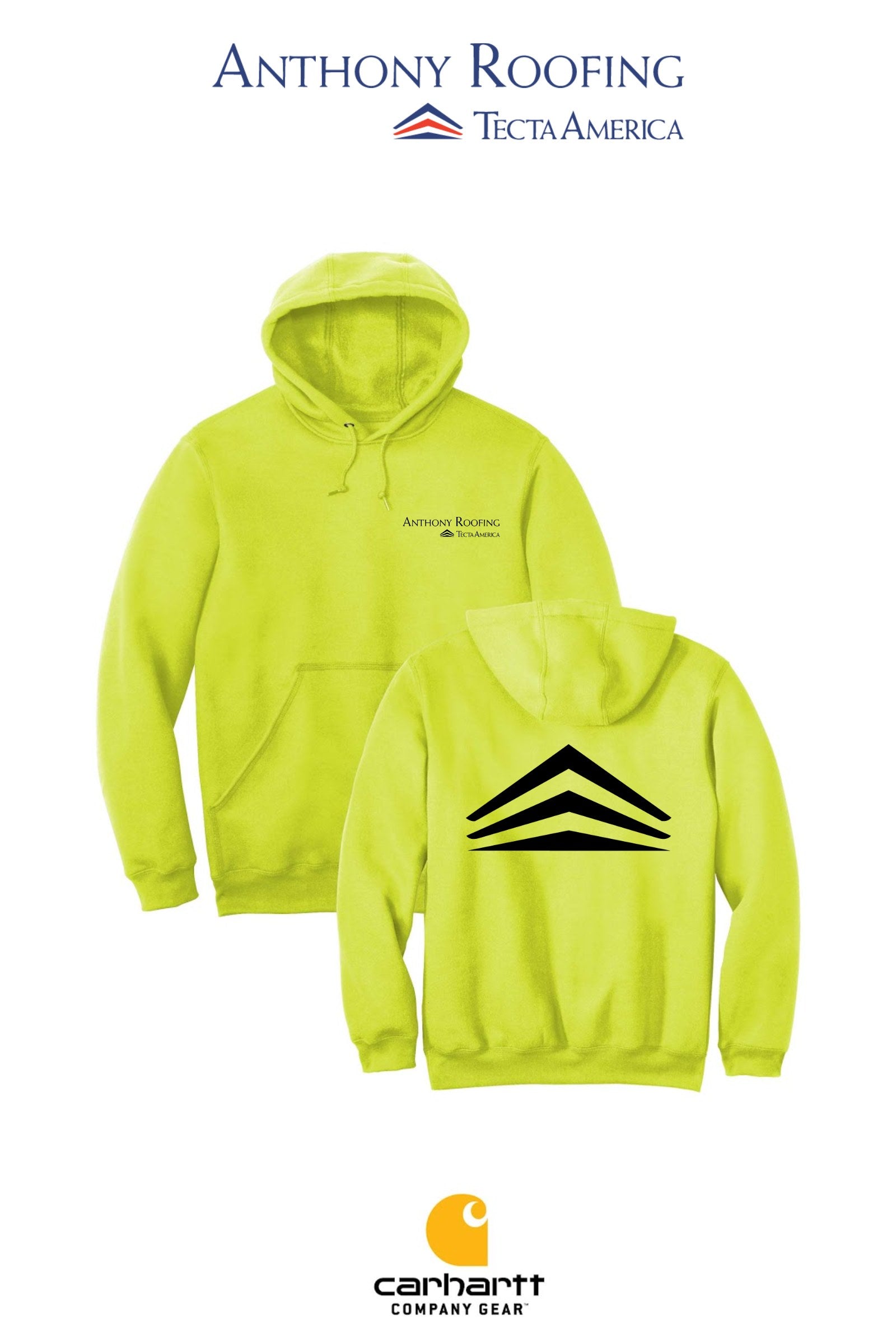 Carhartt® Midweight Hooded Sweatshirt - Anthony Roofing