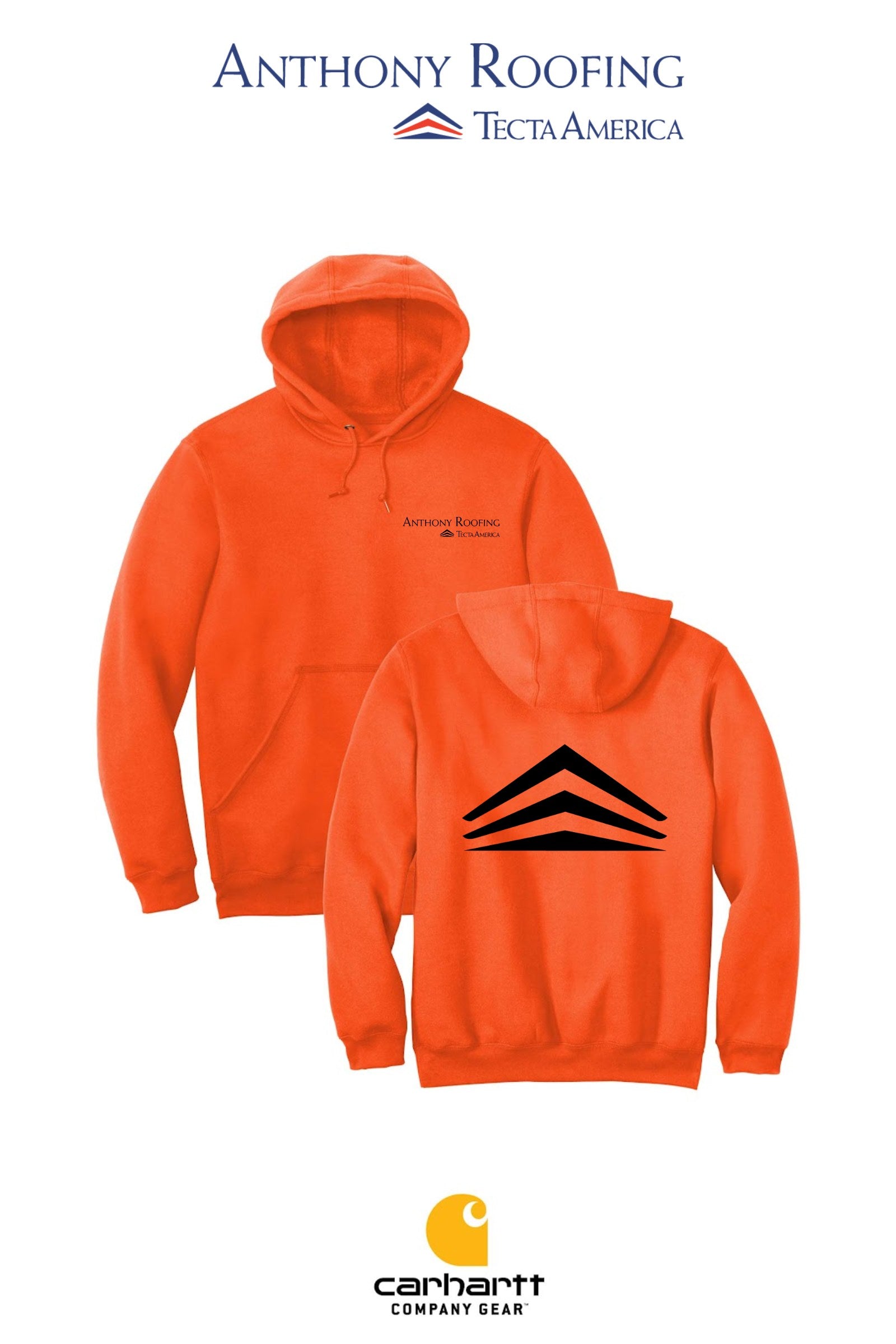 Carhartt® Midweight Hooded Sweatshirt - Anthony Roofing