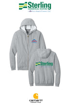 Carhartt® Midweight Hooded Zip-Front Sweatshirt - Sterling, A Tecta American Company LLC